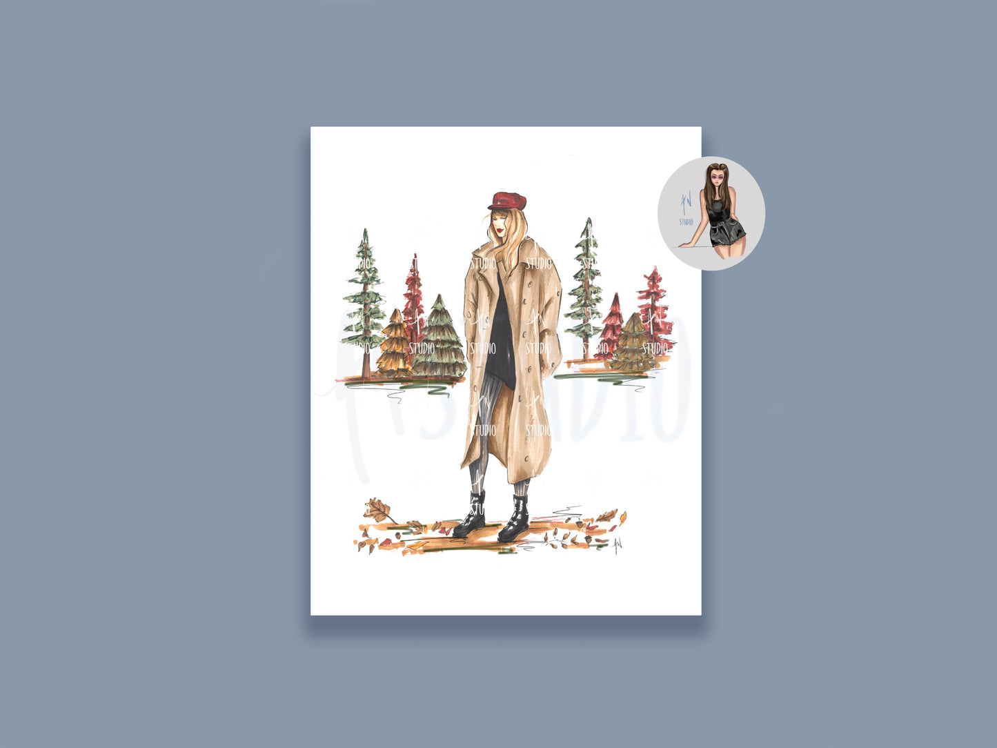 Autumnal Romance Art Print image 0