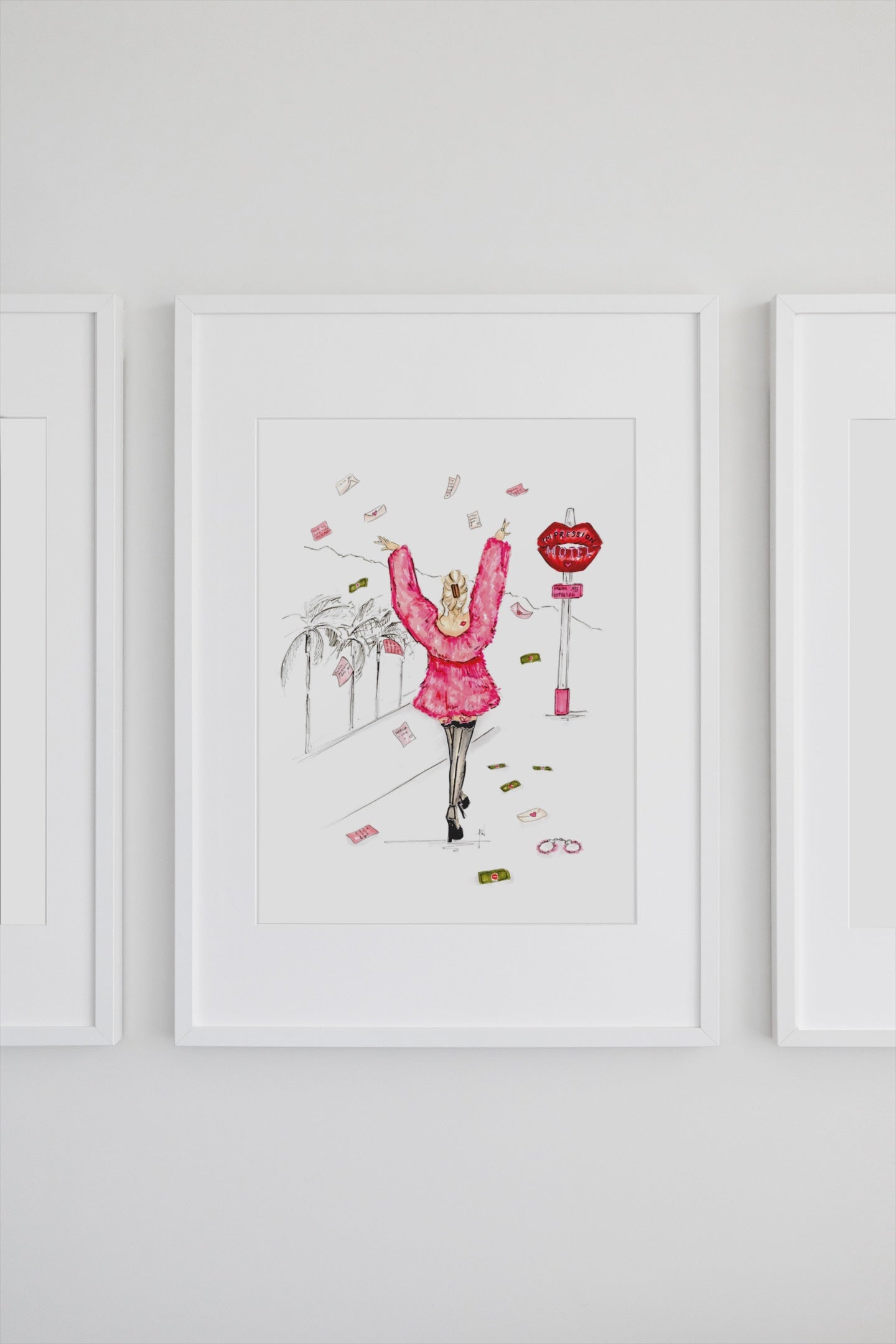 Impression Motel Art Print image 1