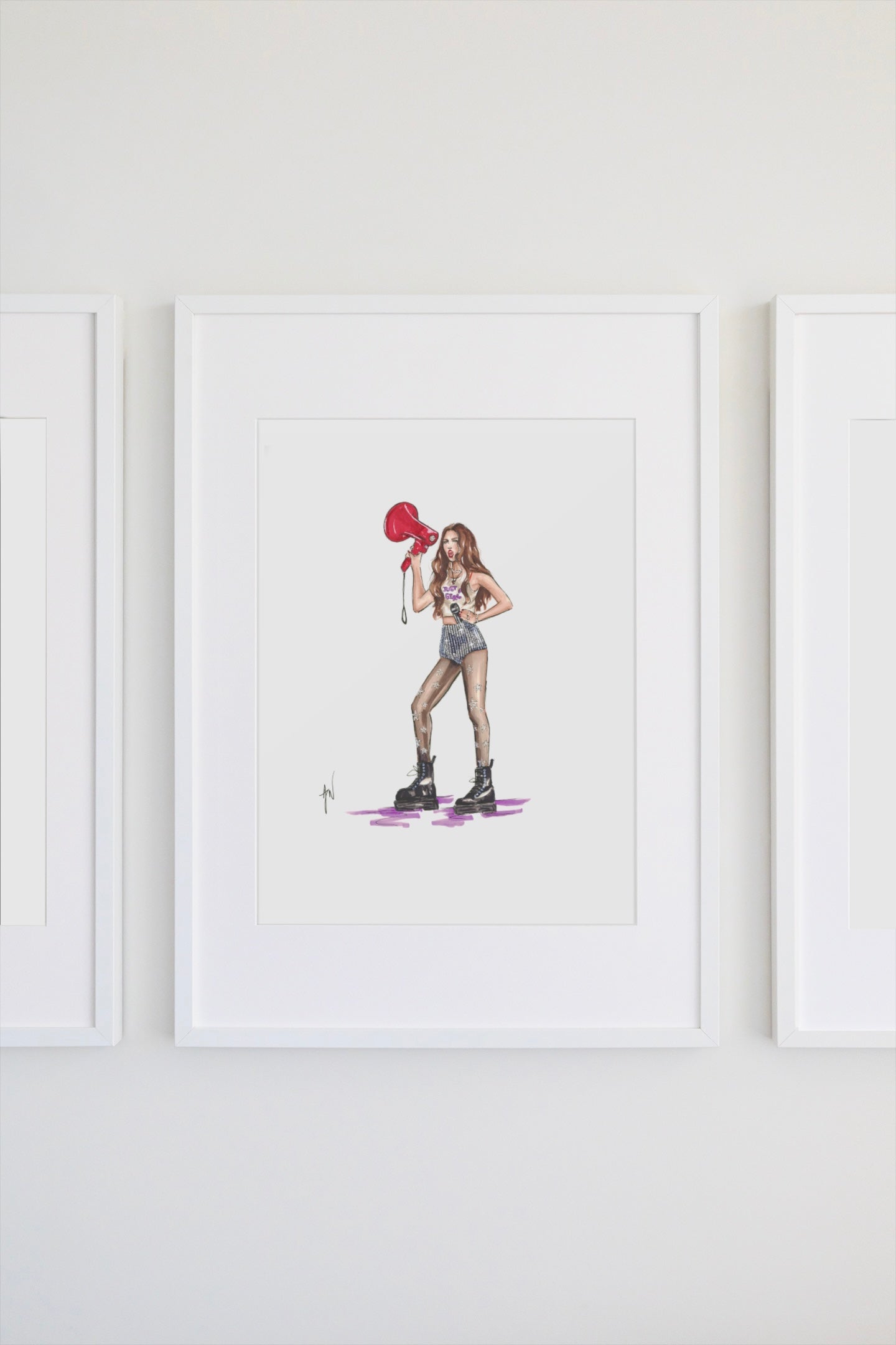 Megaphone Art Print image 1
