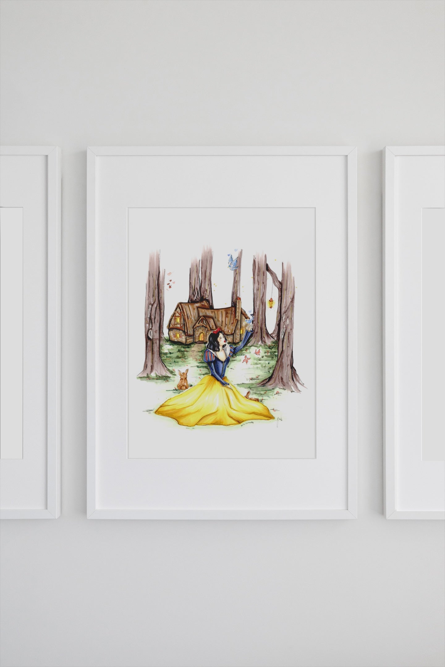 Snow White Princess Art Print image 1