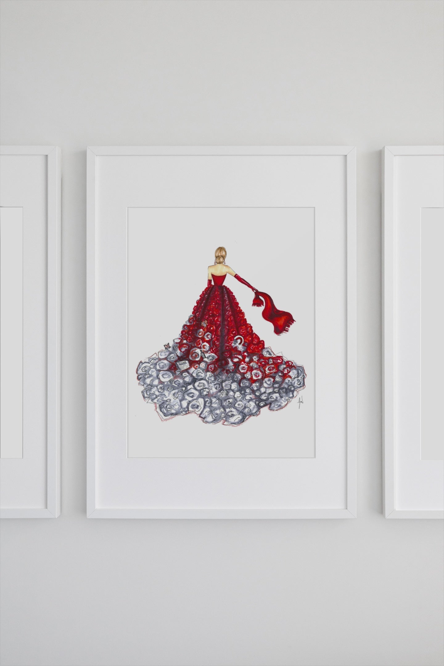 It was all Red Album Art Print image 1