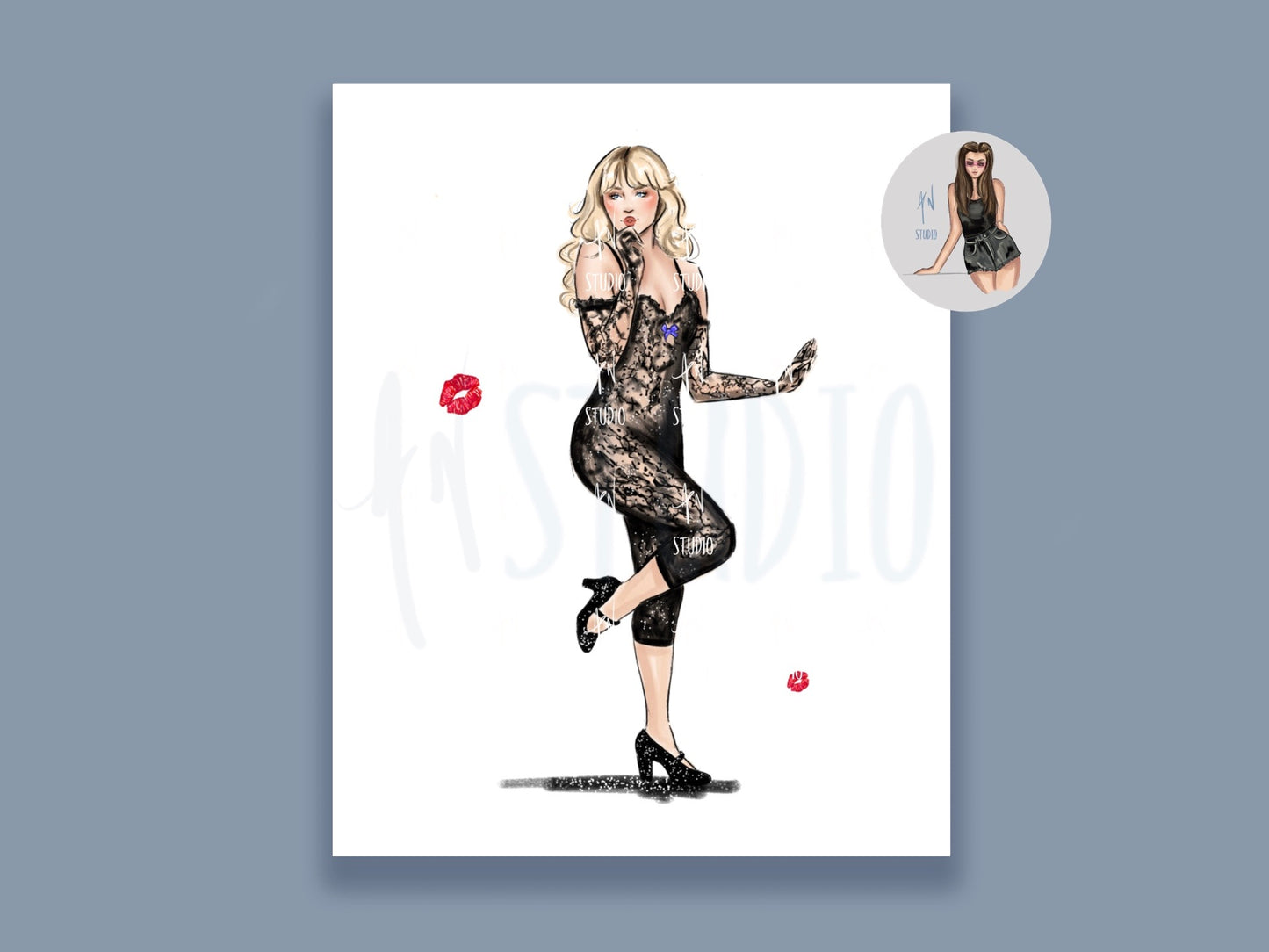 Pretty In Lace Art Print image 0