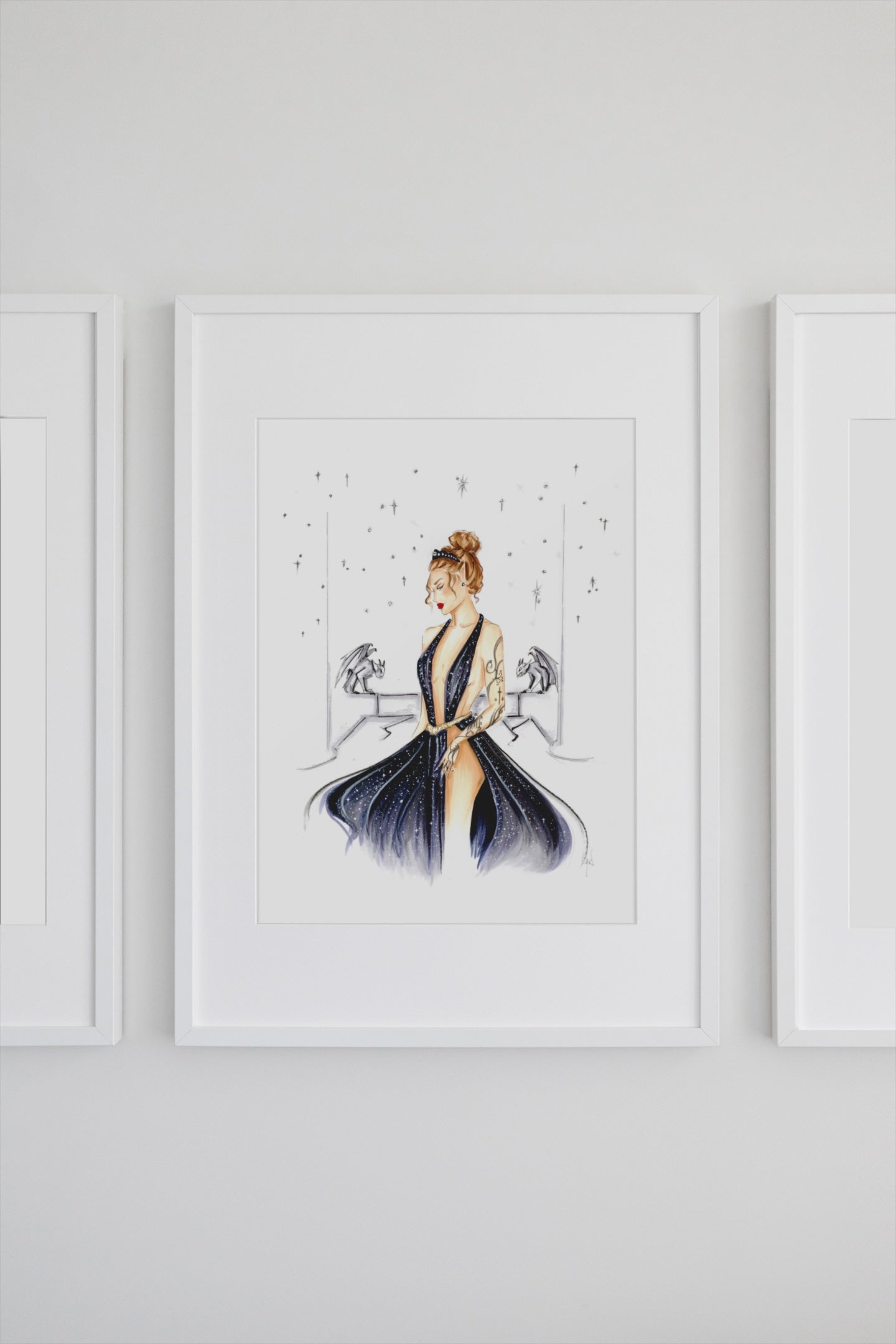 A Dress For The Court Of Nightmares Art Print image 1