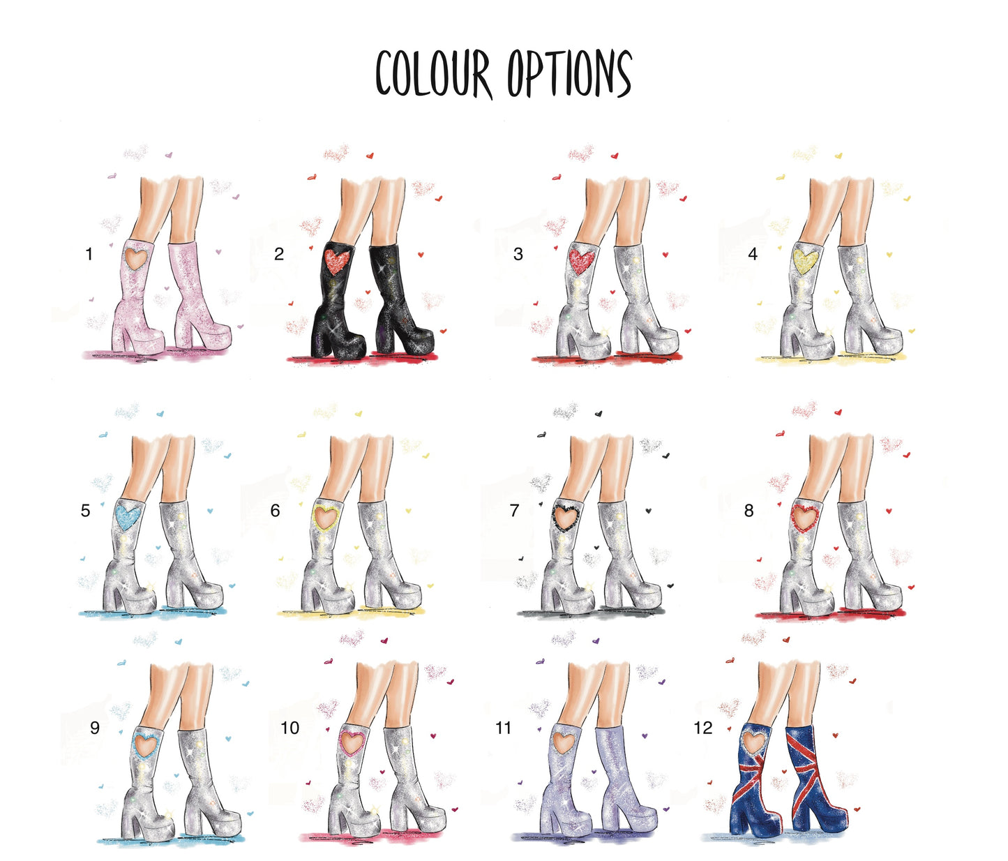 Steal Your Heart Boots Art Print image 1