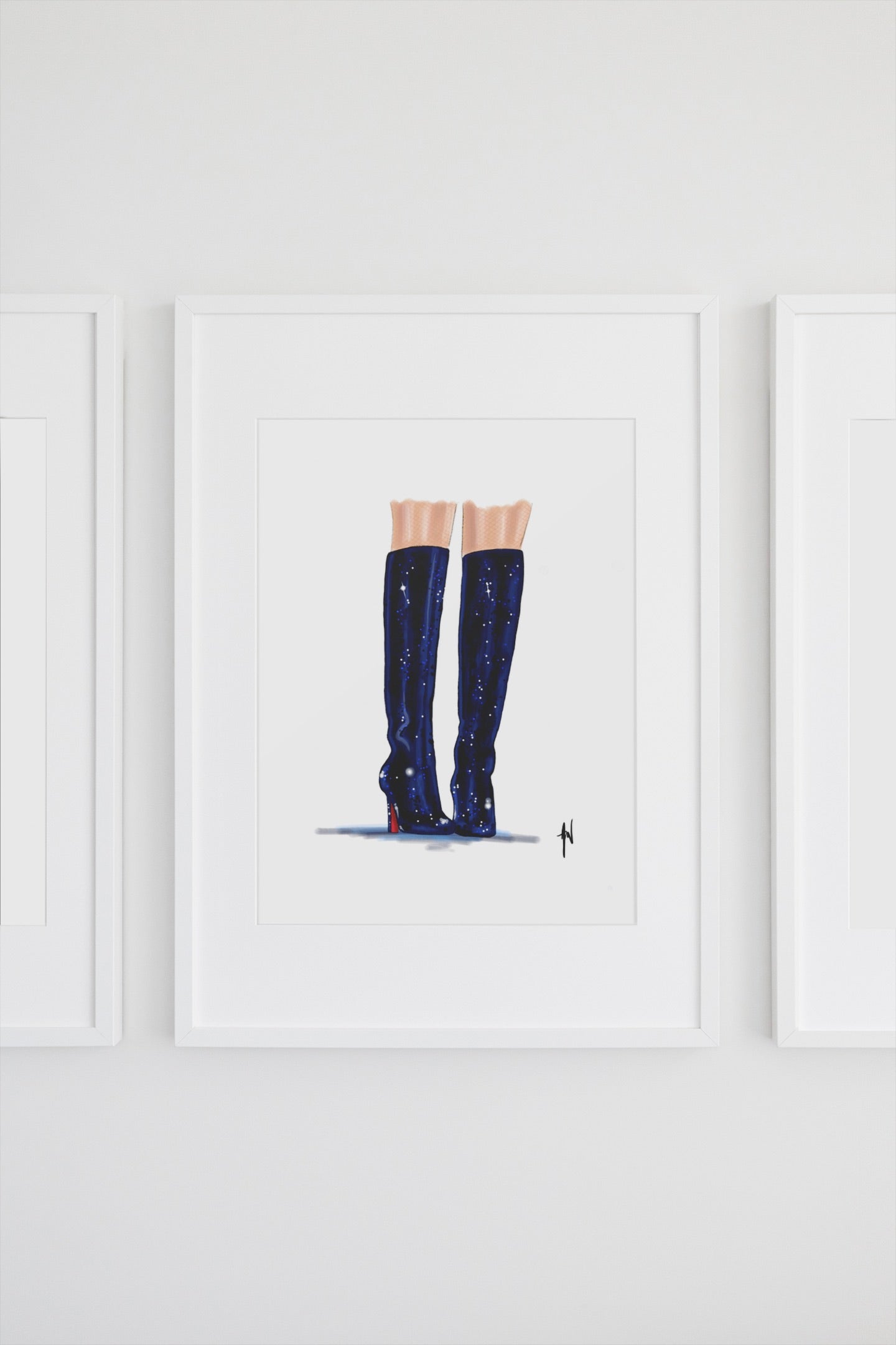 Meet Me At Midnights Boots Art Print image 1