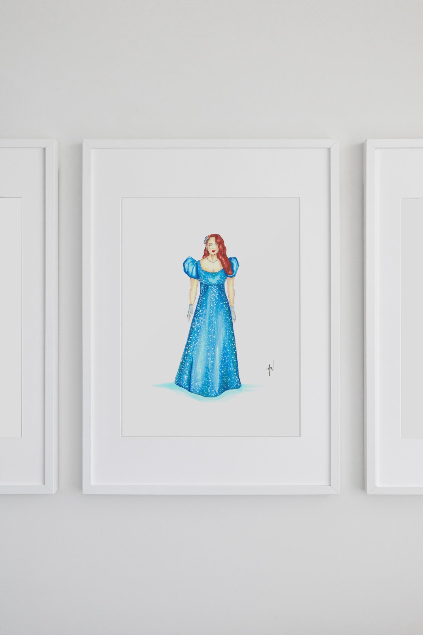 Miss Featherington Art Print image 1