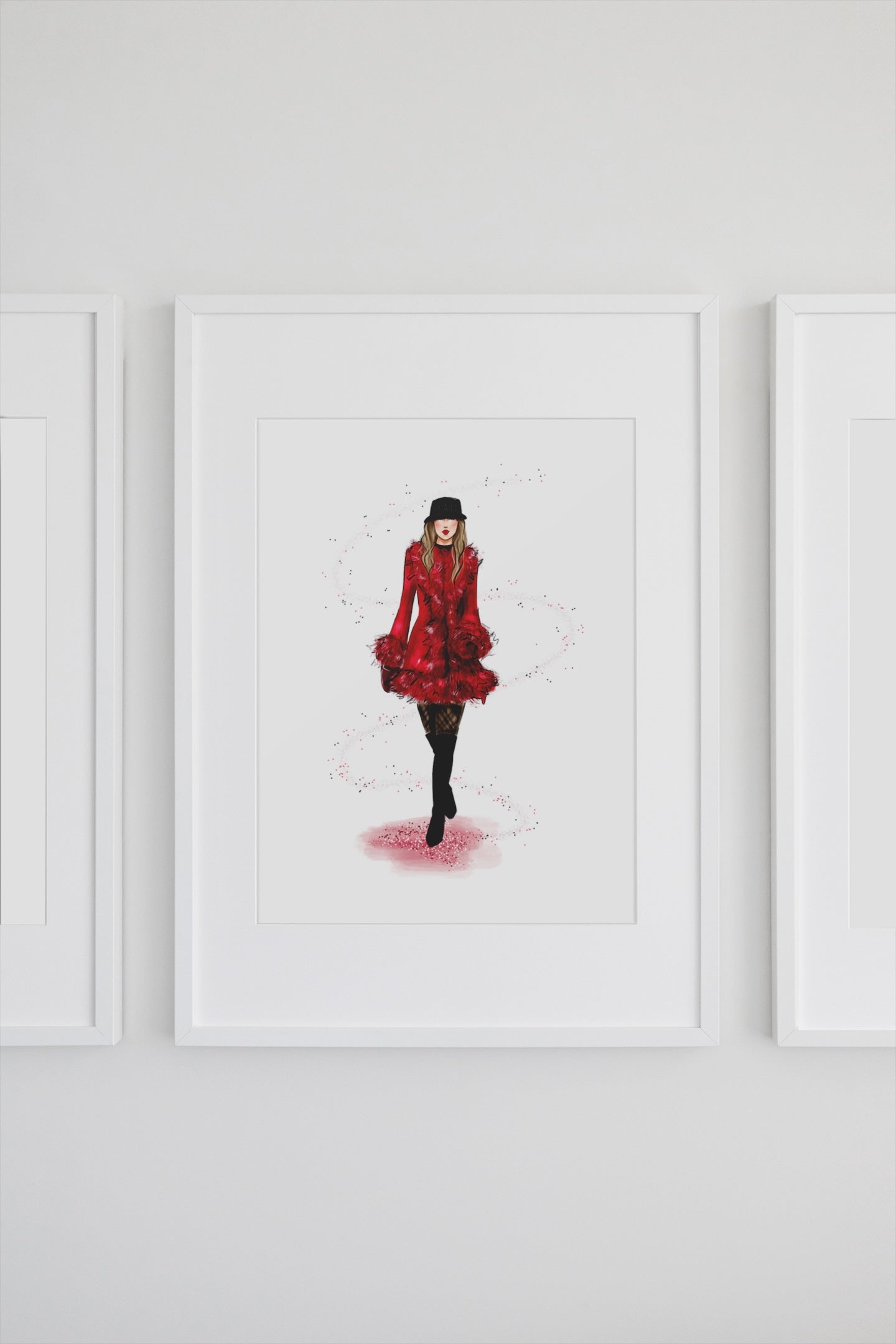 Boots & A Bucket Hat Art Print image 1