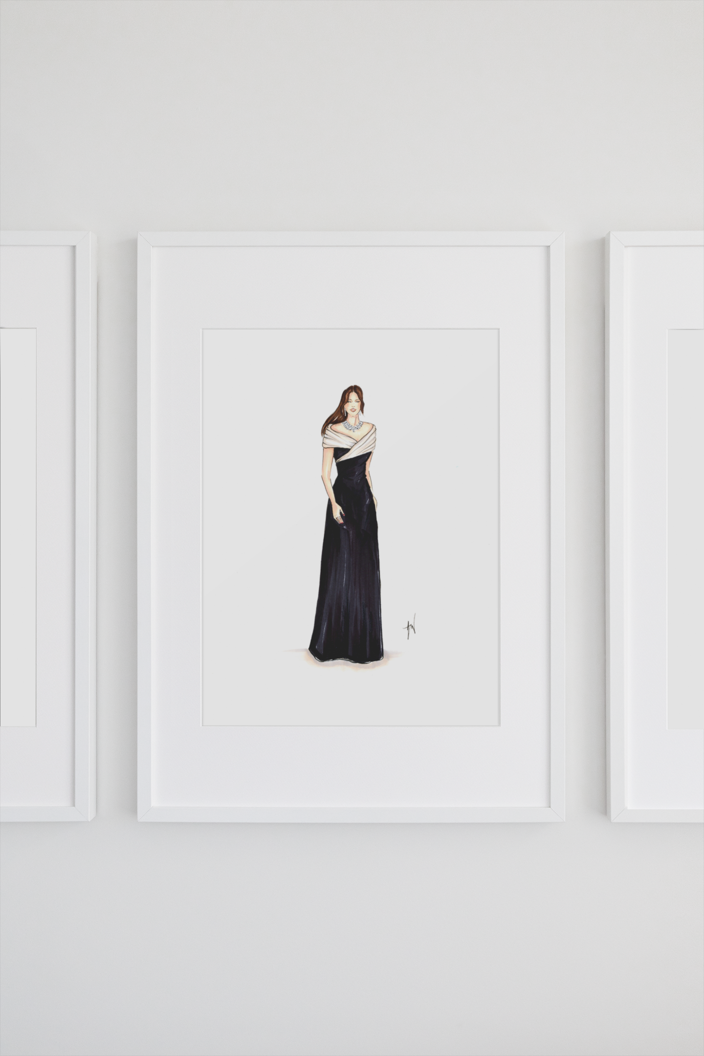 Selena at Cannes Film Festival Art Print image 1