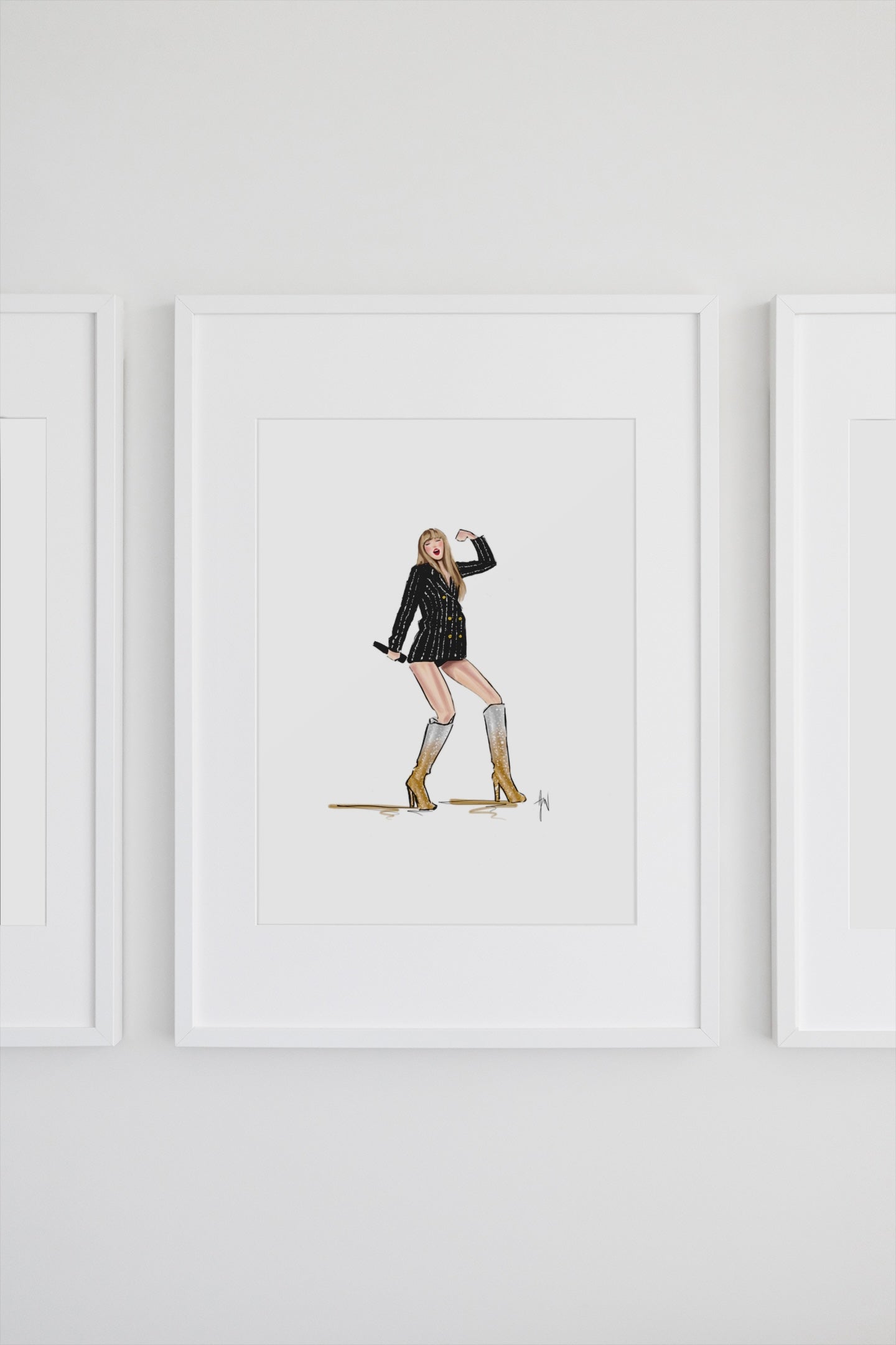 Custom The Boss Blazer Art Print image 1