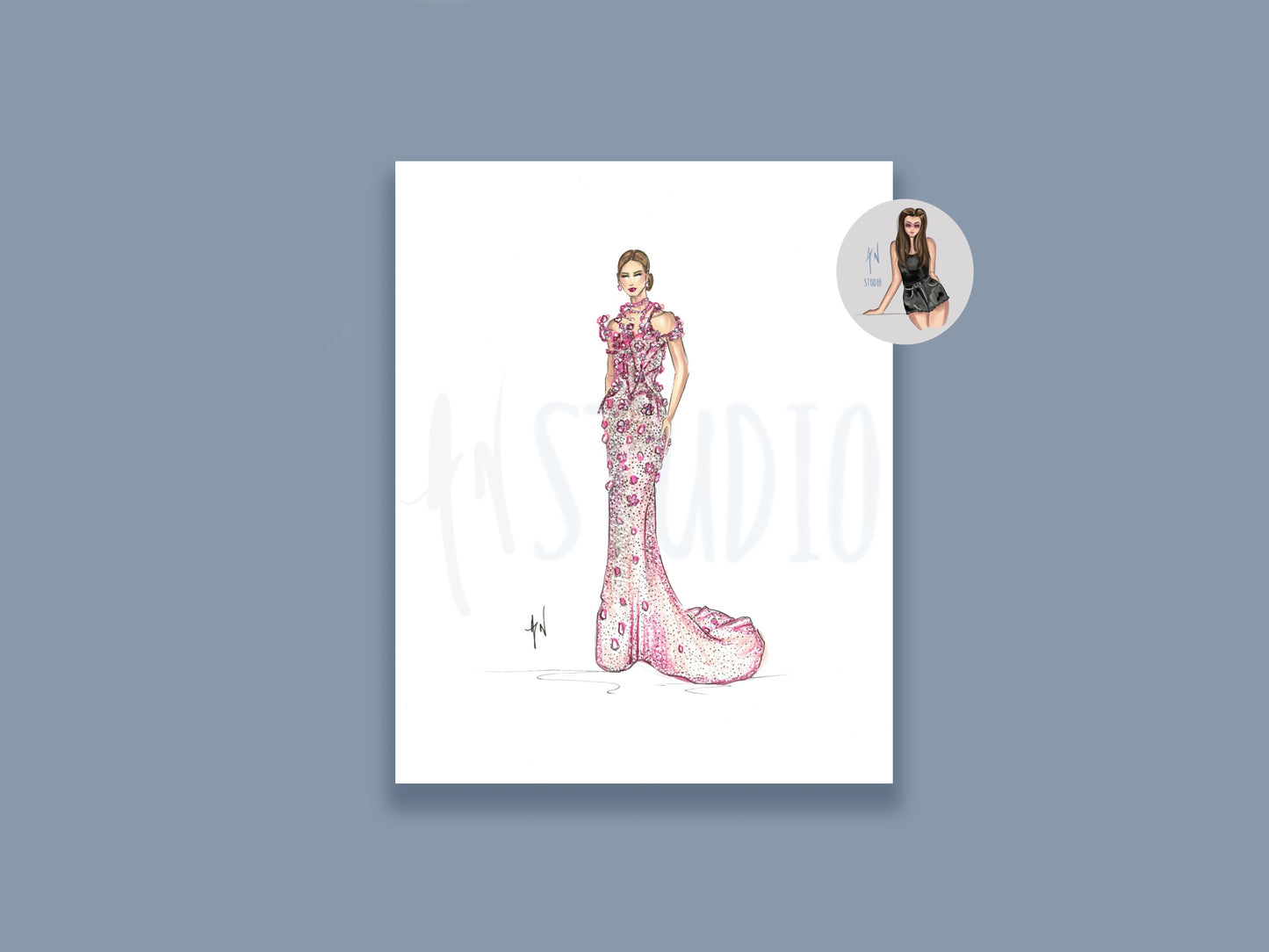Pretty In Pink Art Print image 0