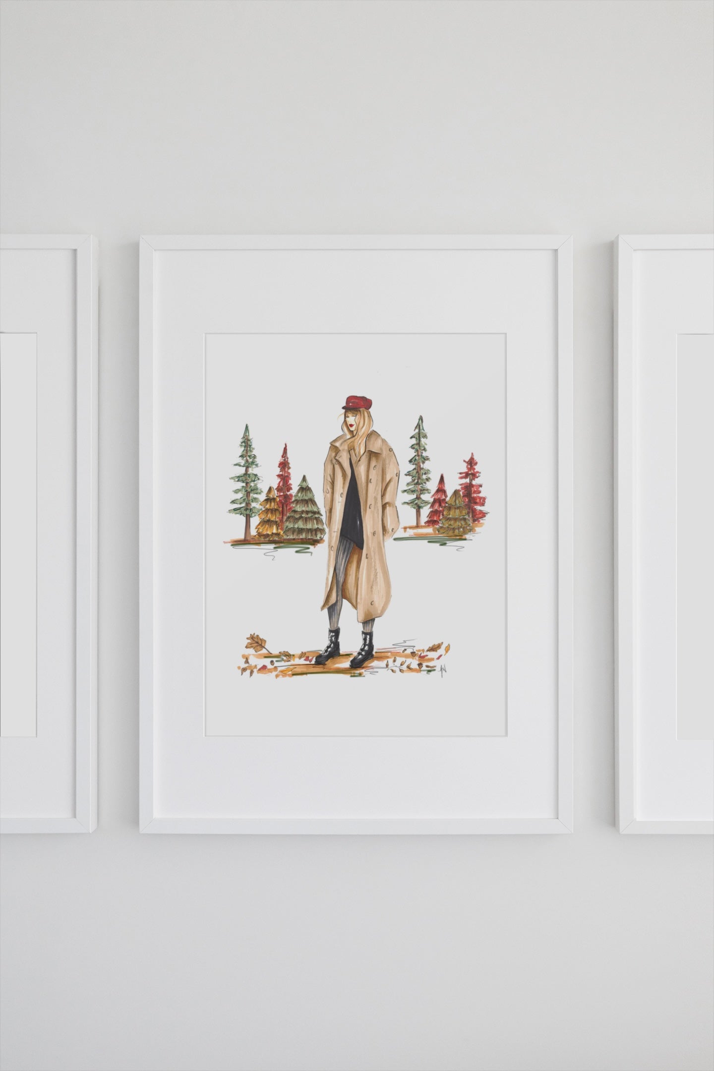 Autumnal Romance Art Print image 1