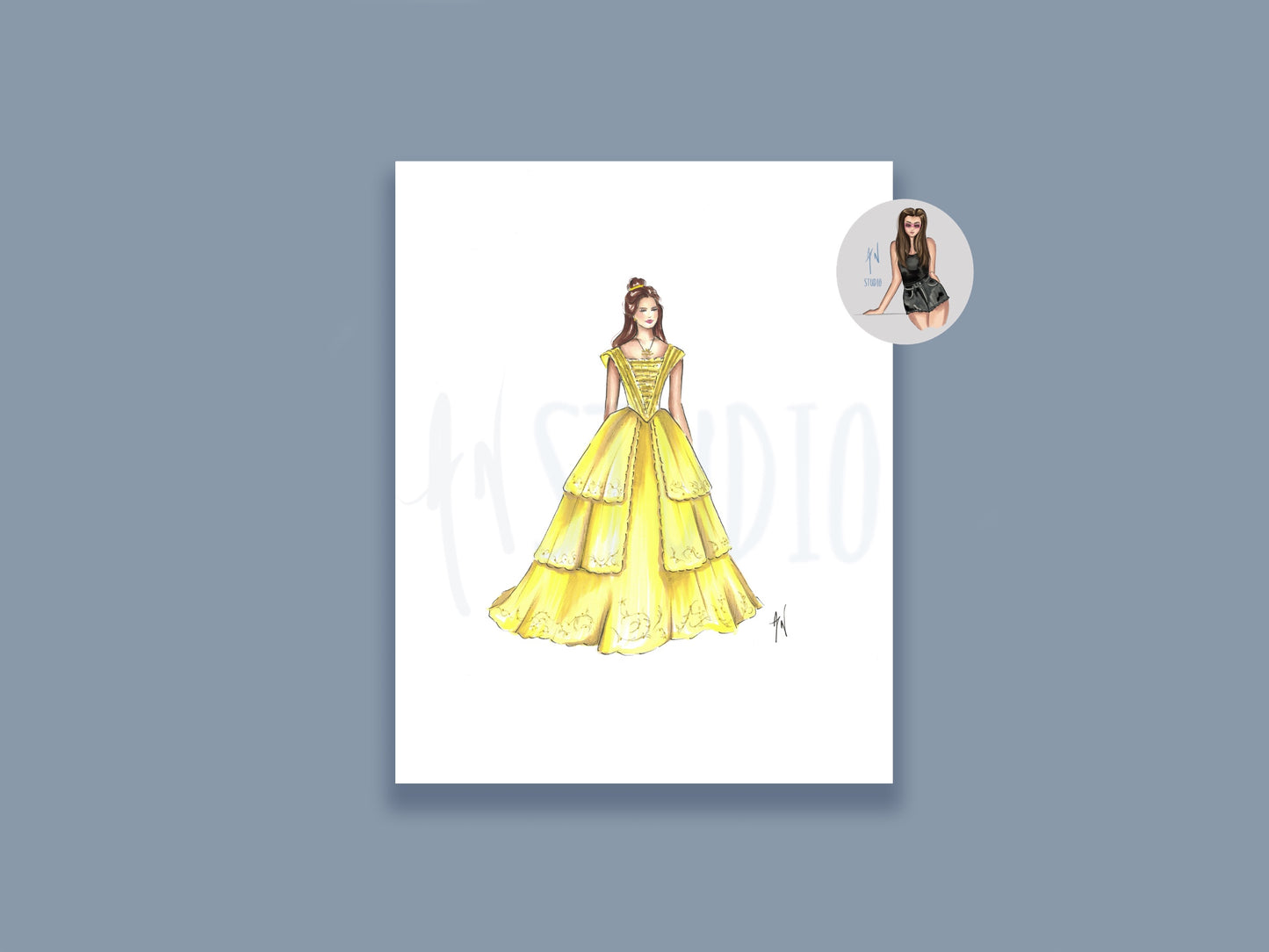 Princess Belle Art Print image 0