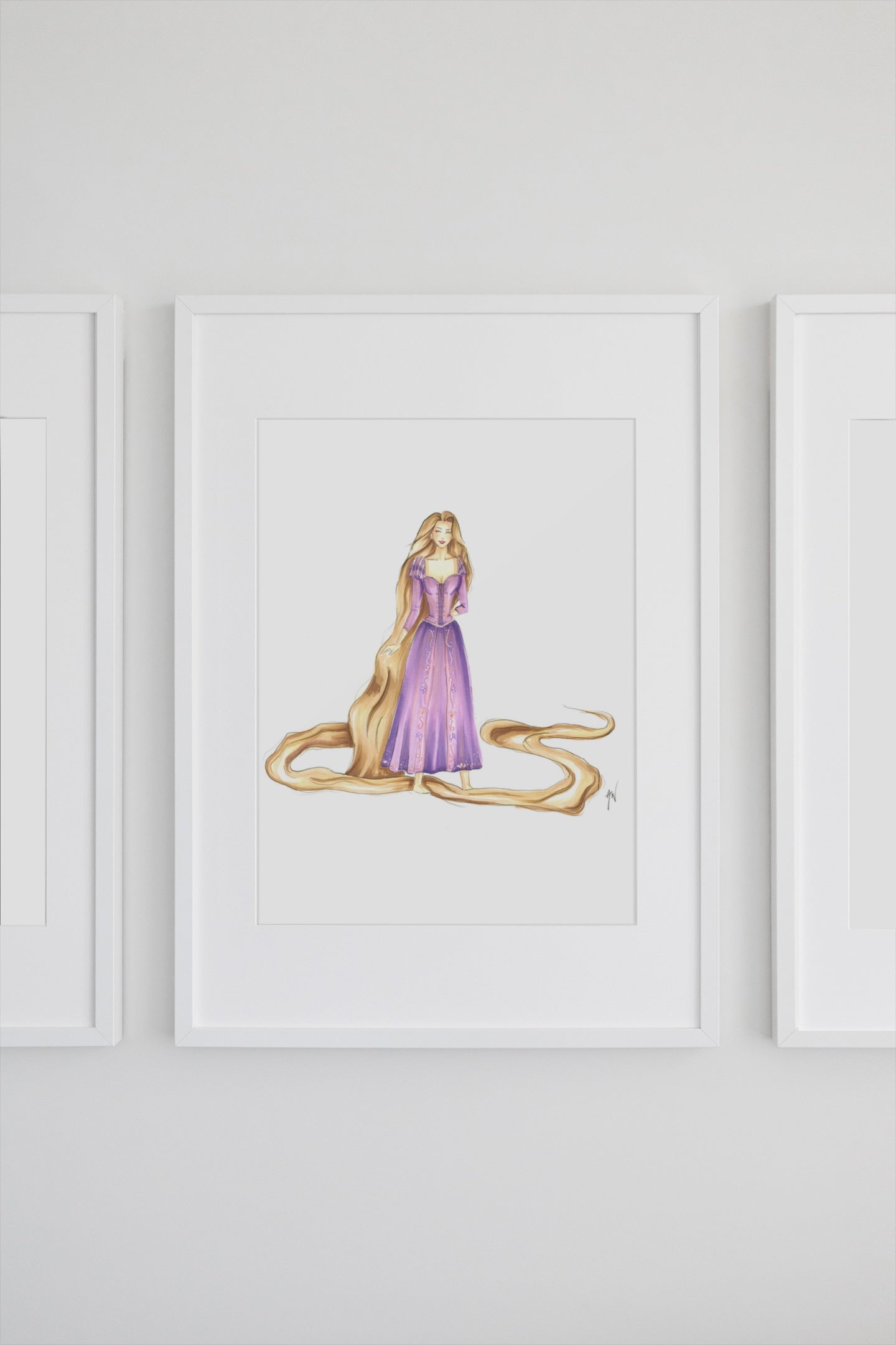 Princess Rapunzel Art Print image 1