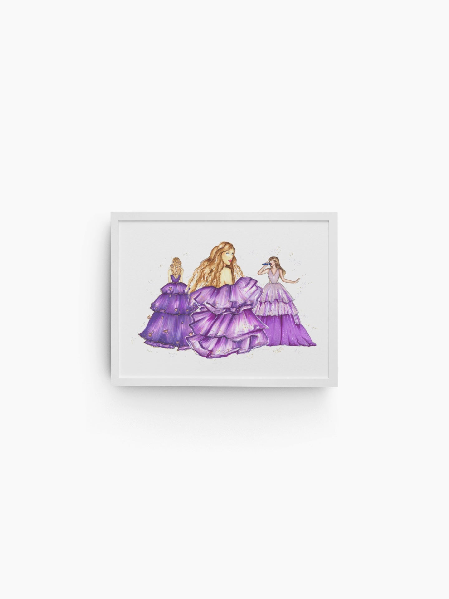Purple Trio Art Print image 1