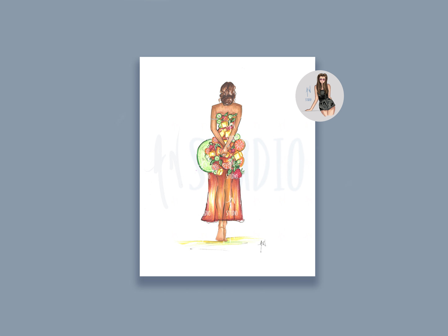 Pimmalicious Cocktail Art Print image 0