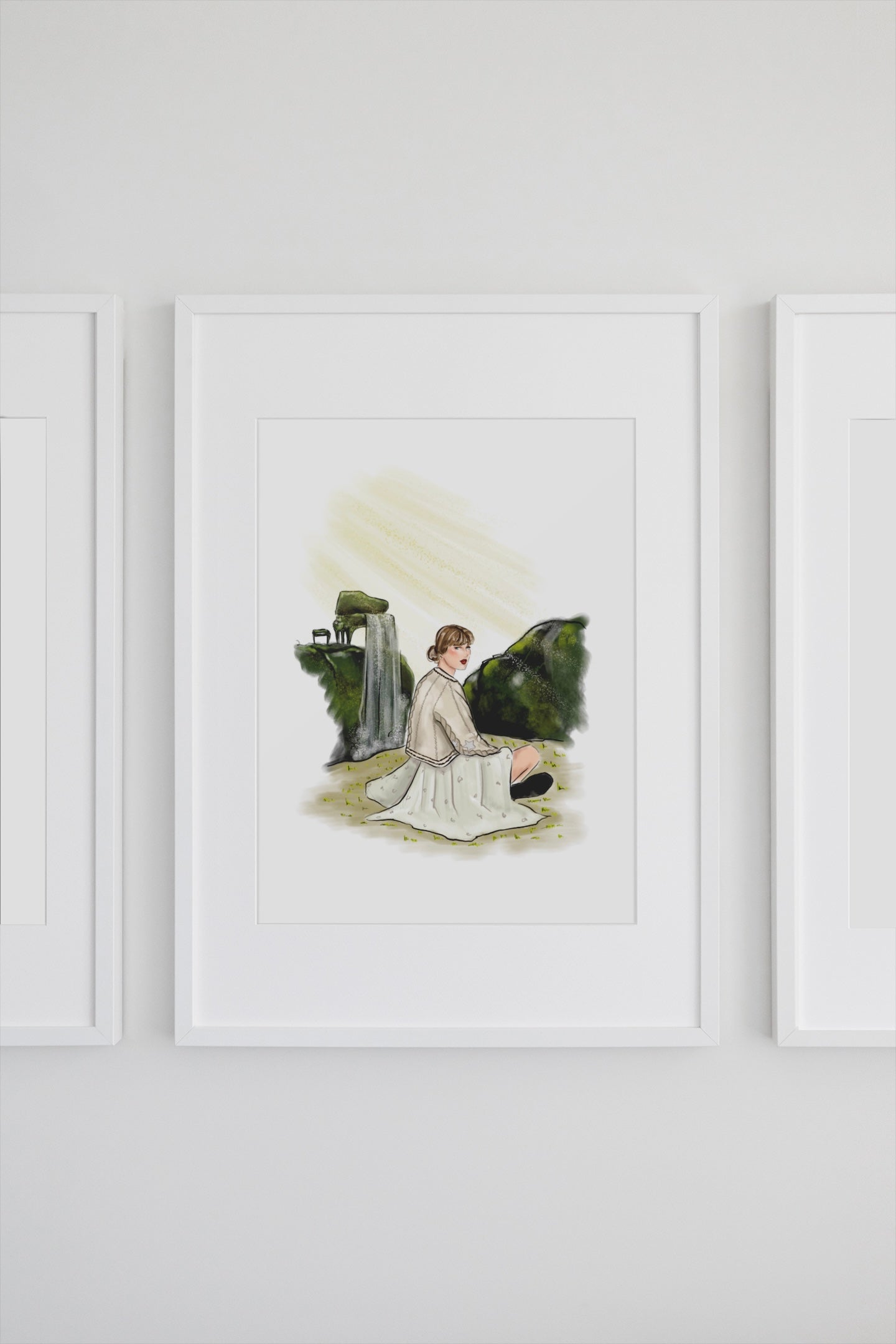 Golden Art Print image 1