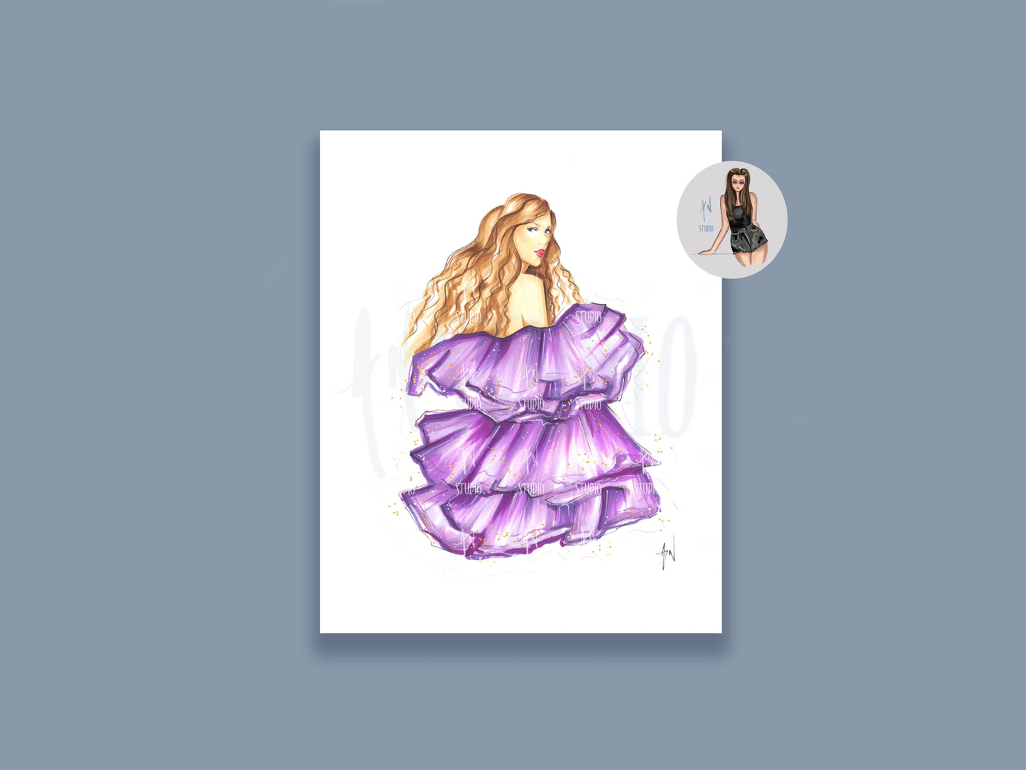 Purple Enchantment Art Print image 0