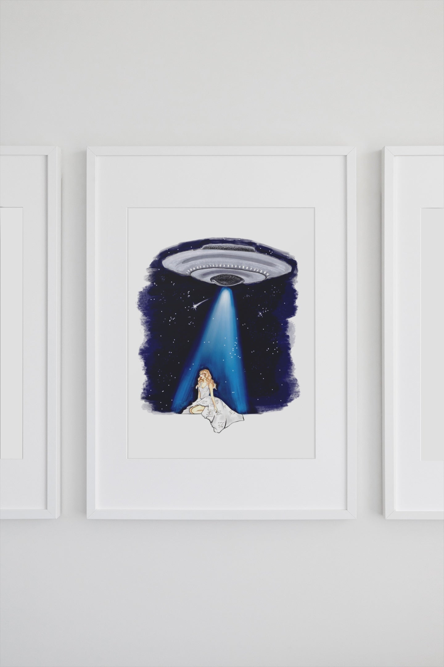 Staring At The Sky Art Print image 1