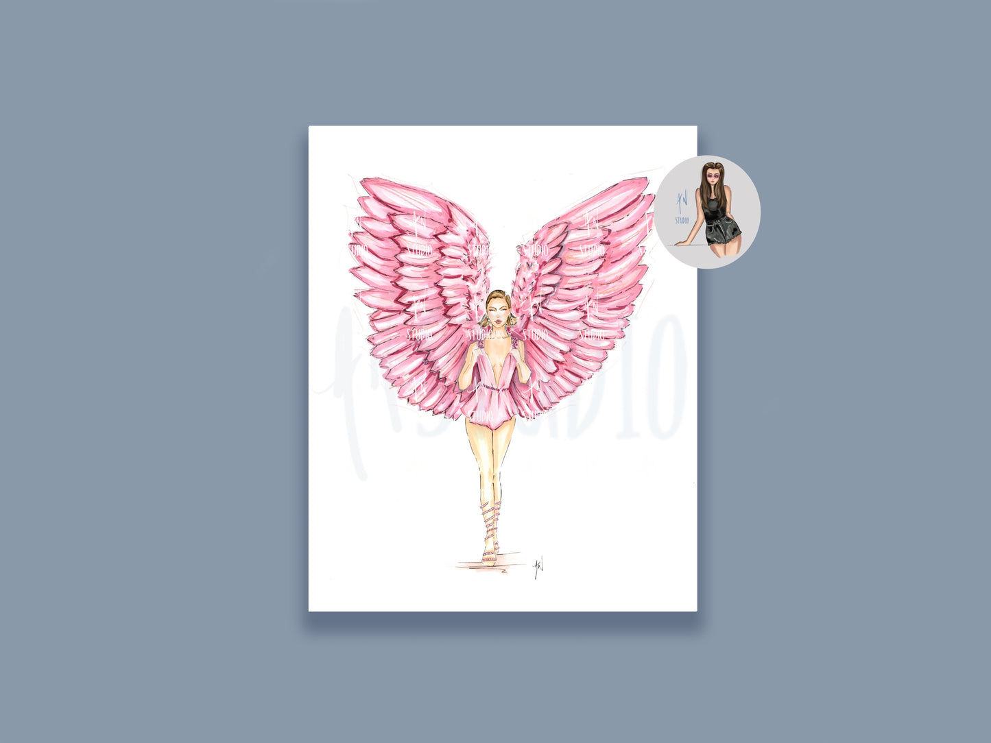 She’s An Angel Art Print image 0