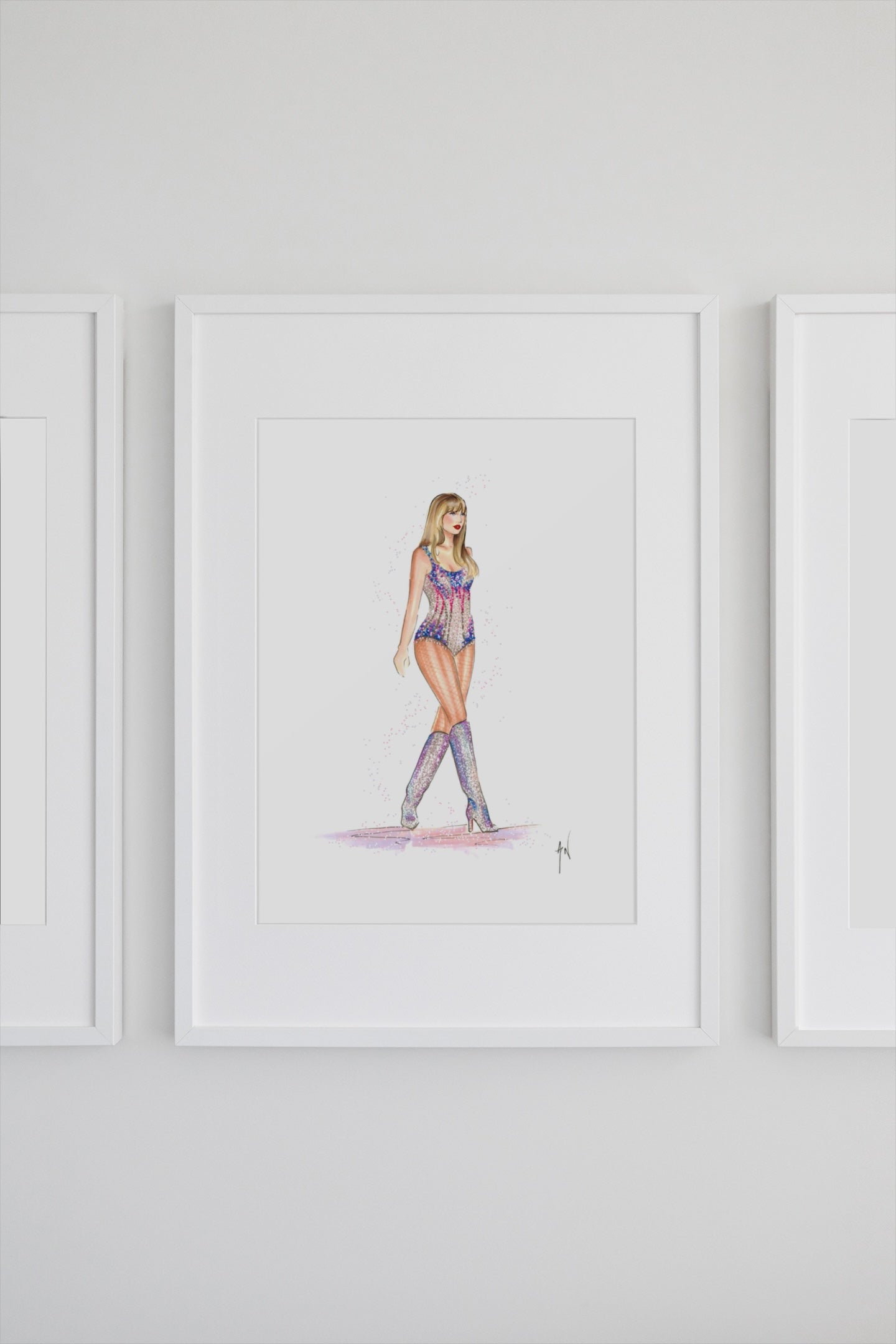 Sparkle Bodysuit Art Print image 1