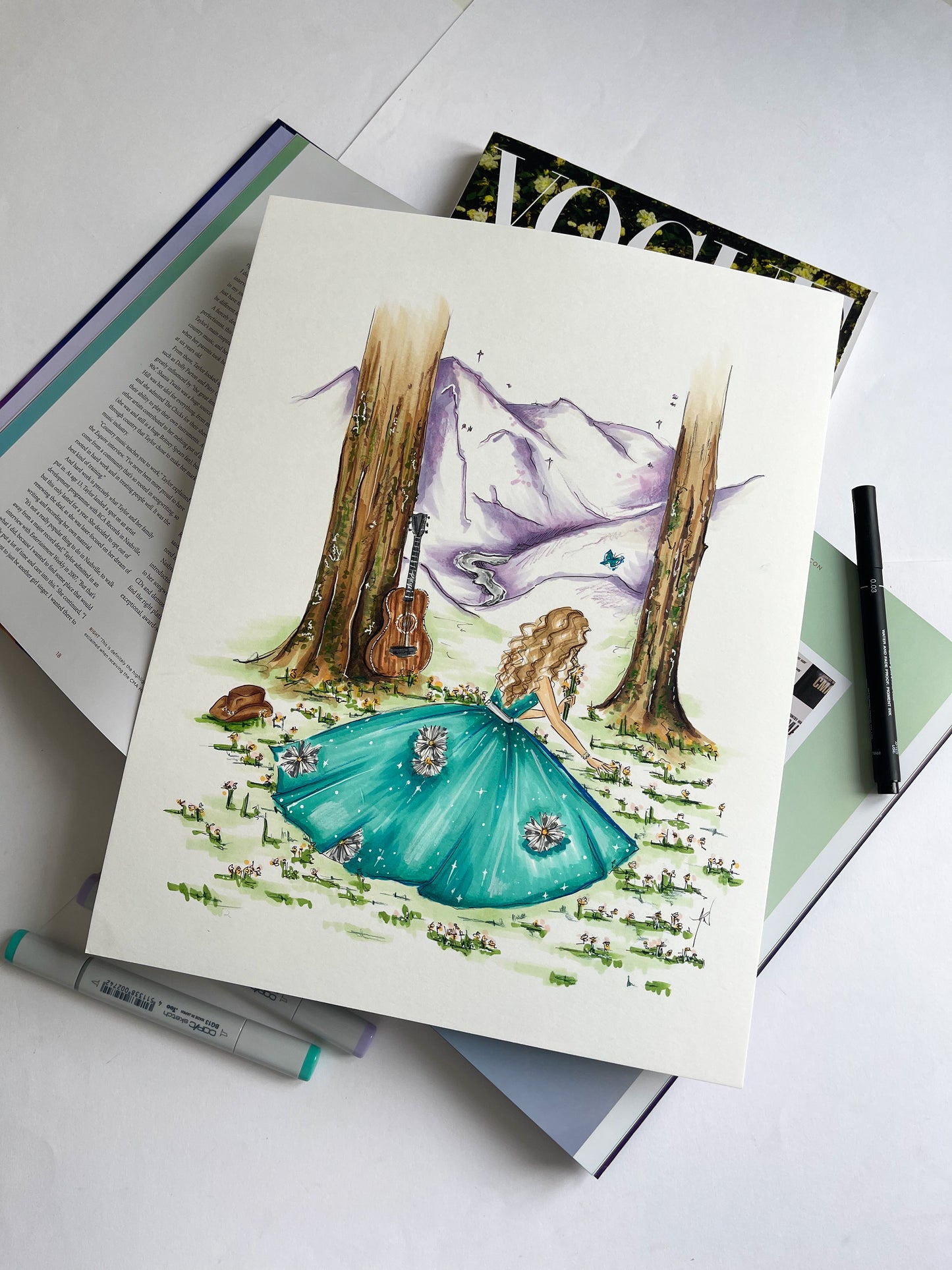 Debuts Spring Meadow Original Artwork