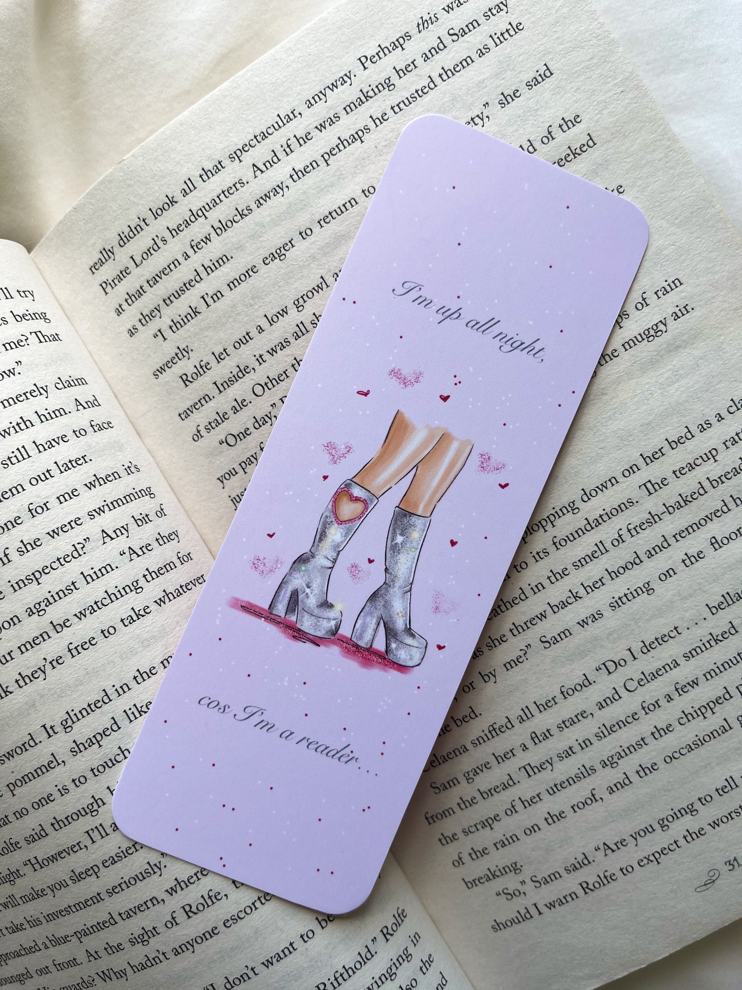 Up All Night, Cos I’m A Reader Bookmark