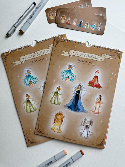 A Court Of Ball Gowns 2026 Calendar