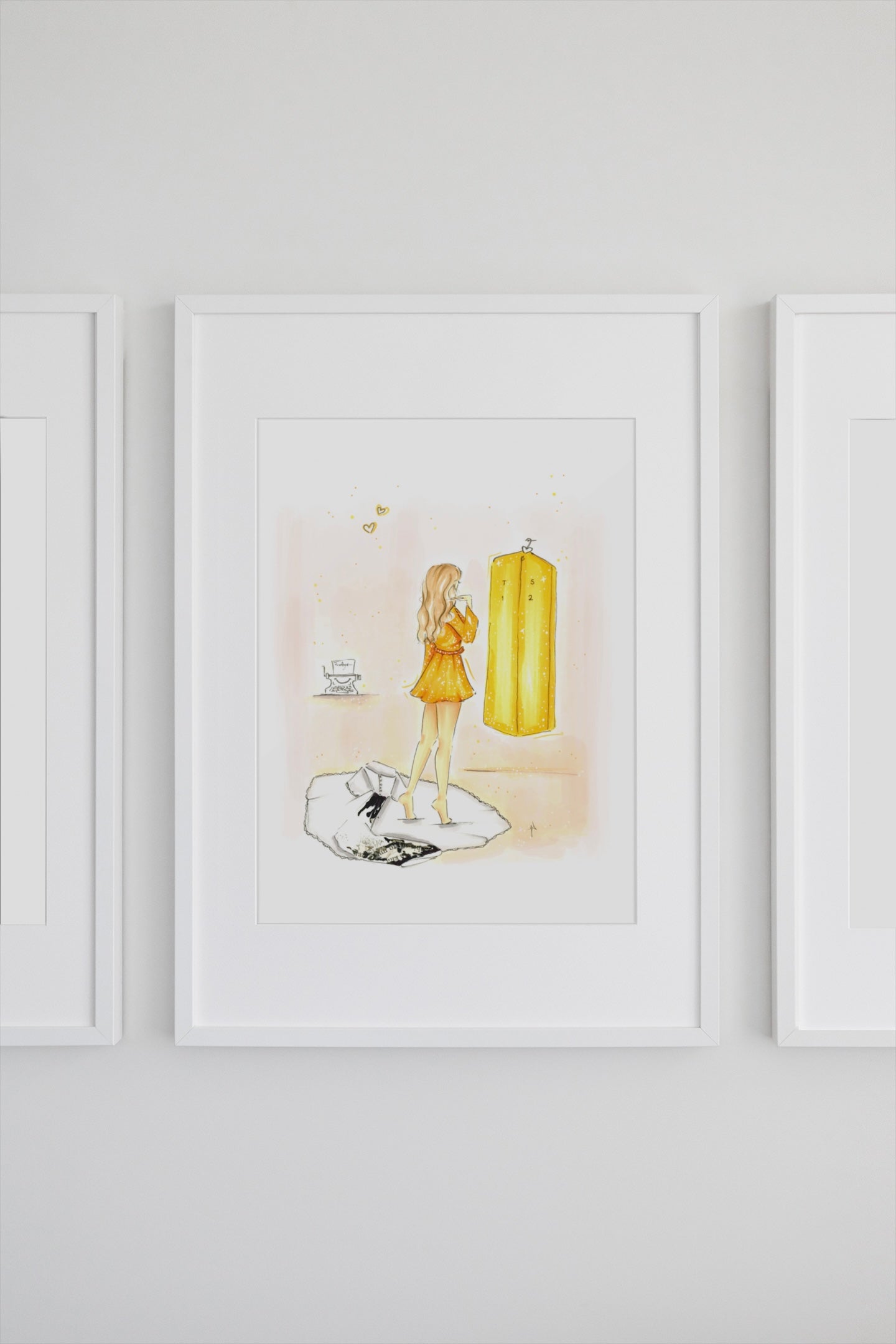 It’s Time To Get Dressed, Showgirl Art Print