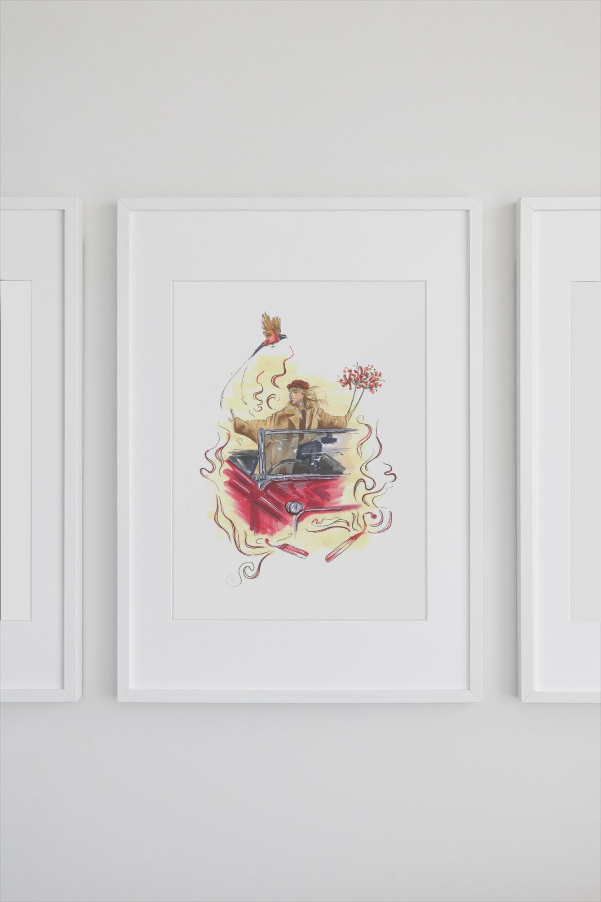 Red’s Daydream Art Print