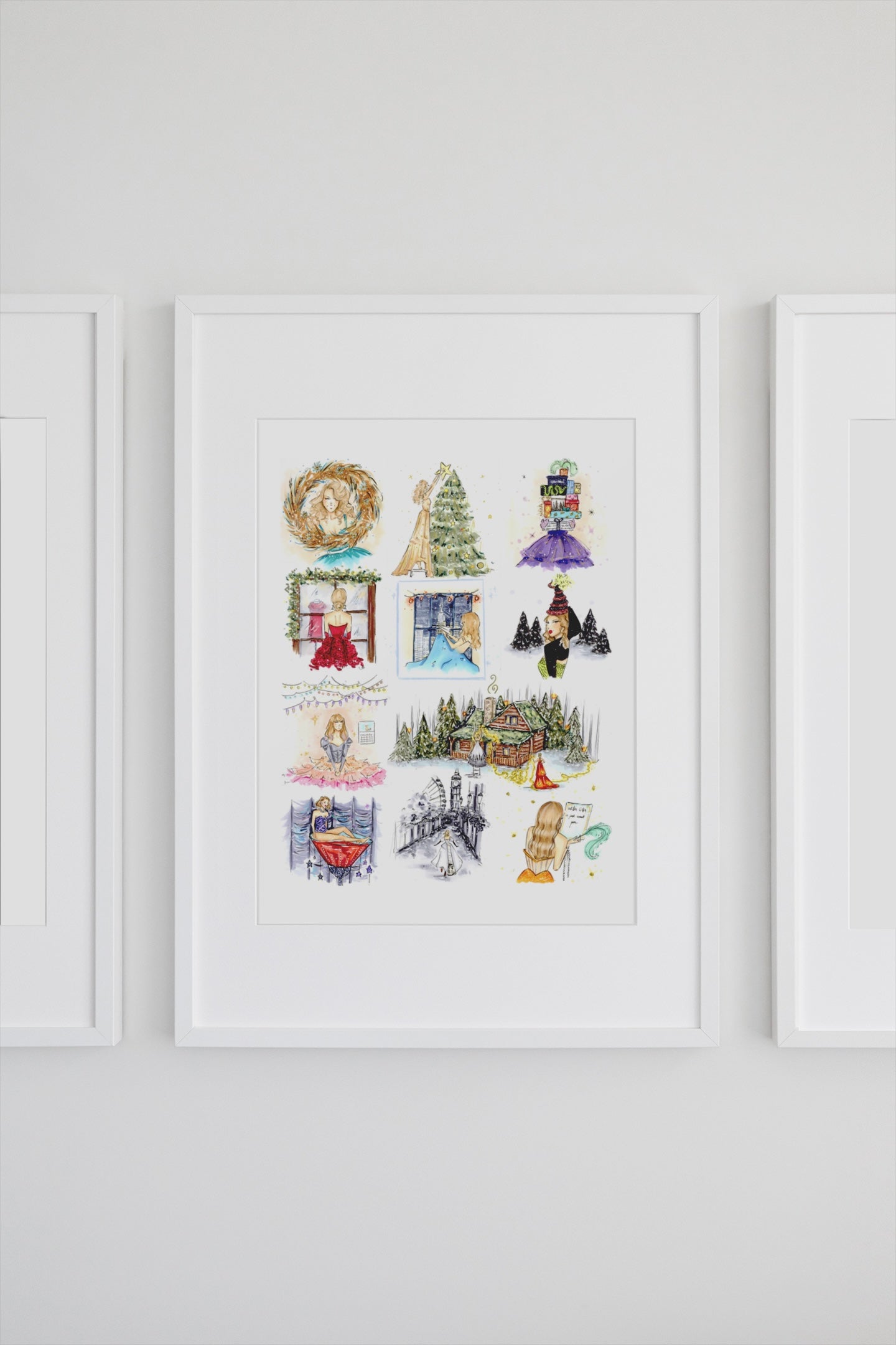 Swiftmas Advent Art Print