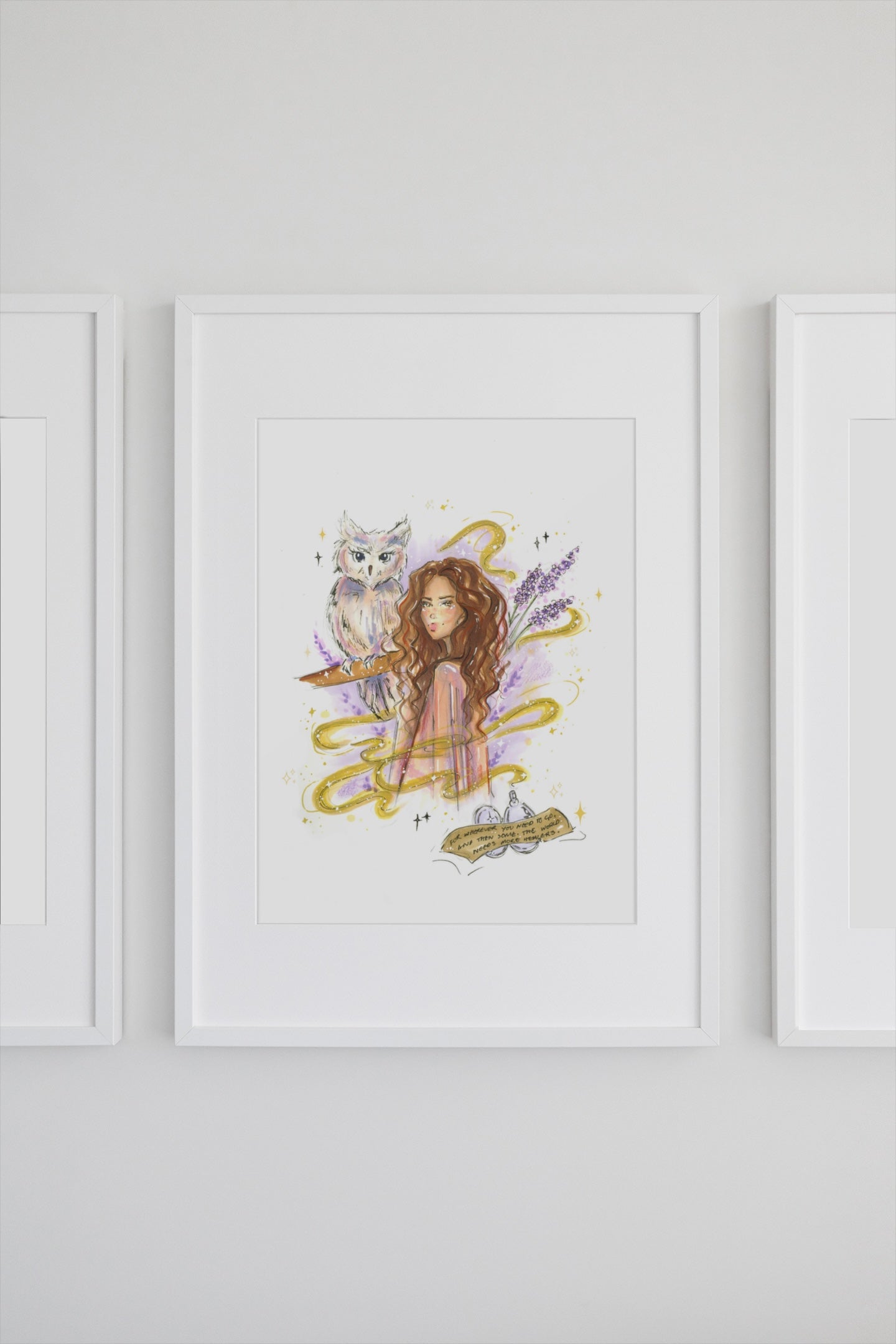 Yrene Towers Art Print