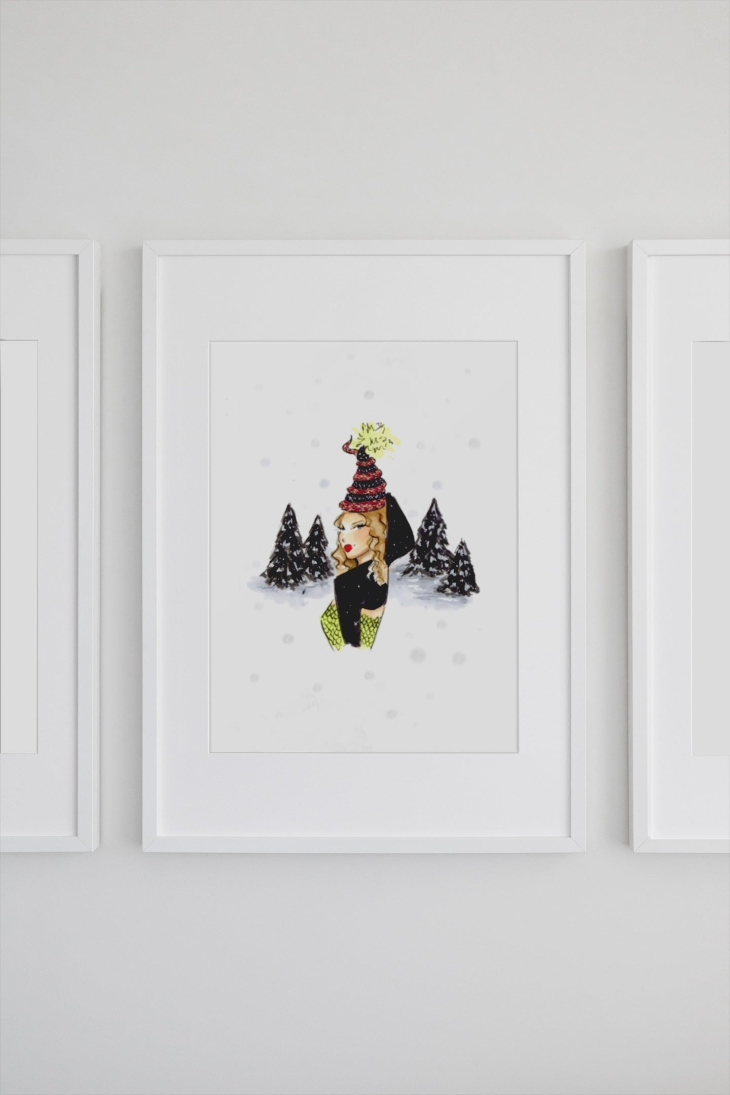 Rep’s Christmas Hat Art Print