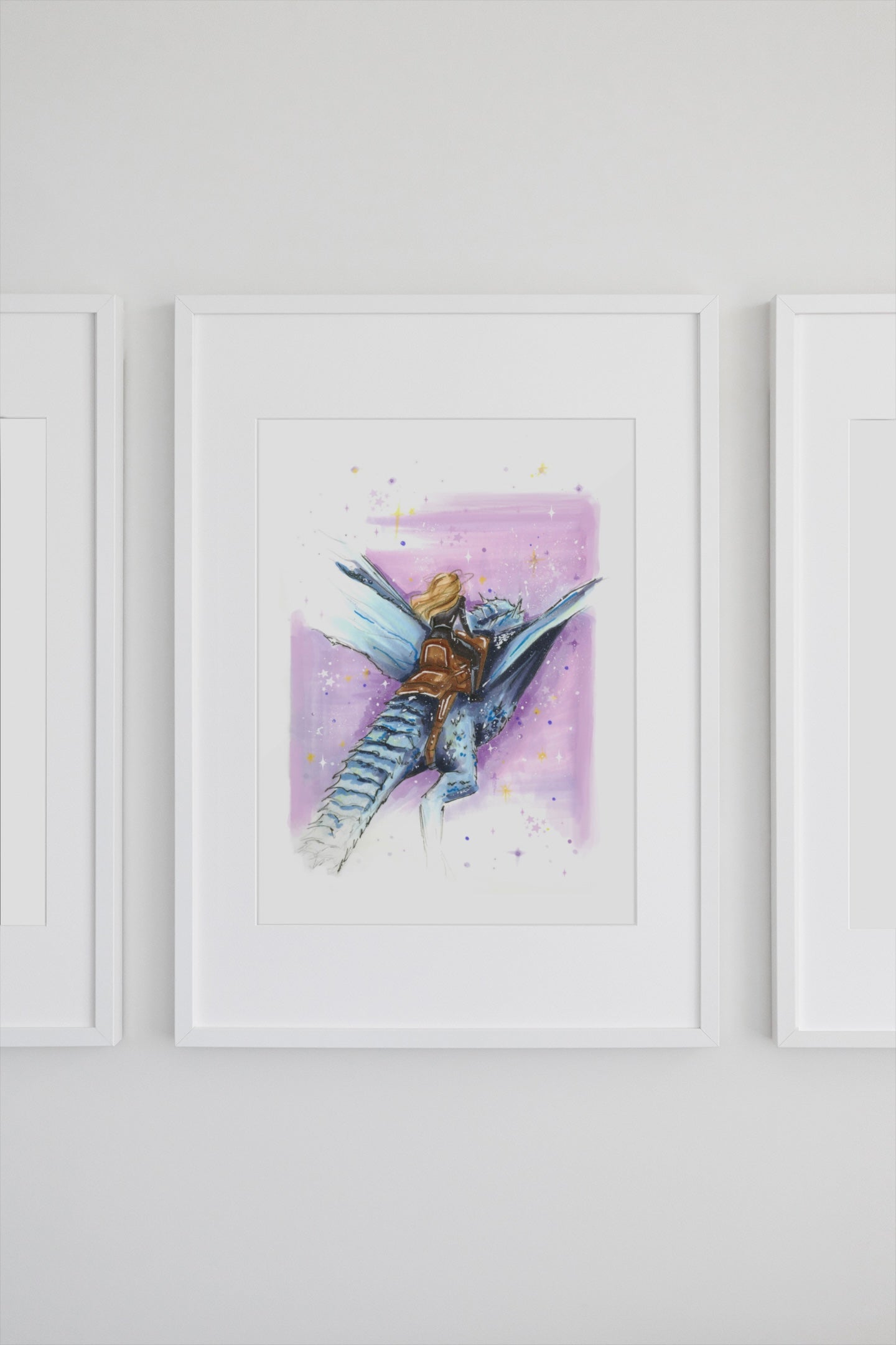 A Witches Ride Art Print
