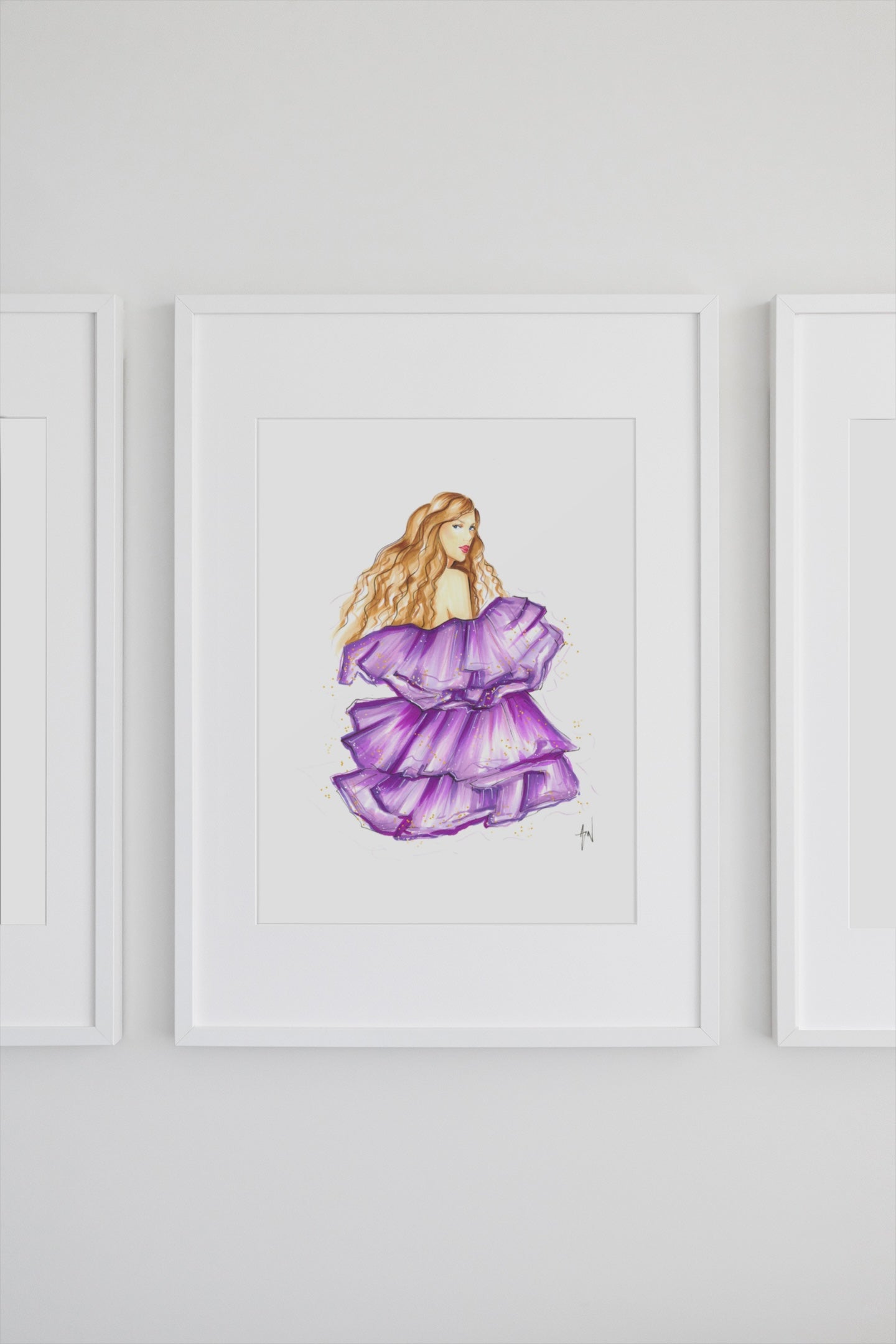 Purple Enchantment Art Print image 1