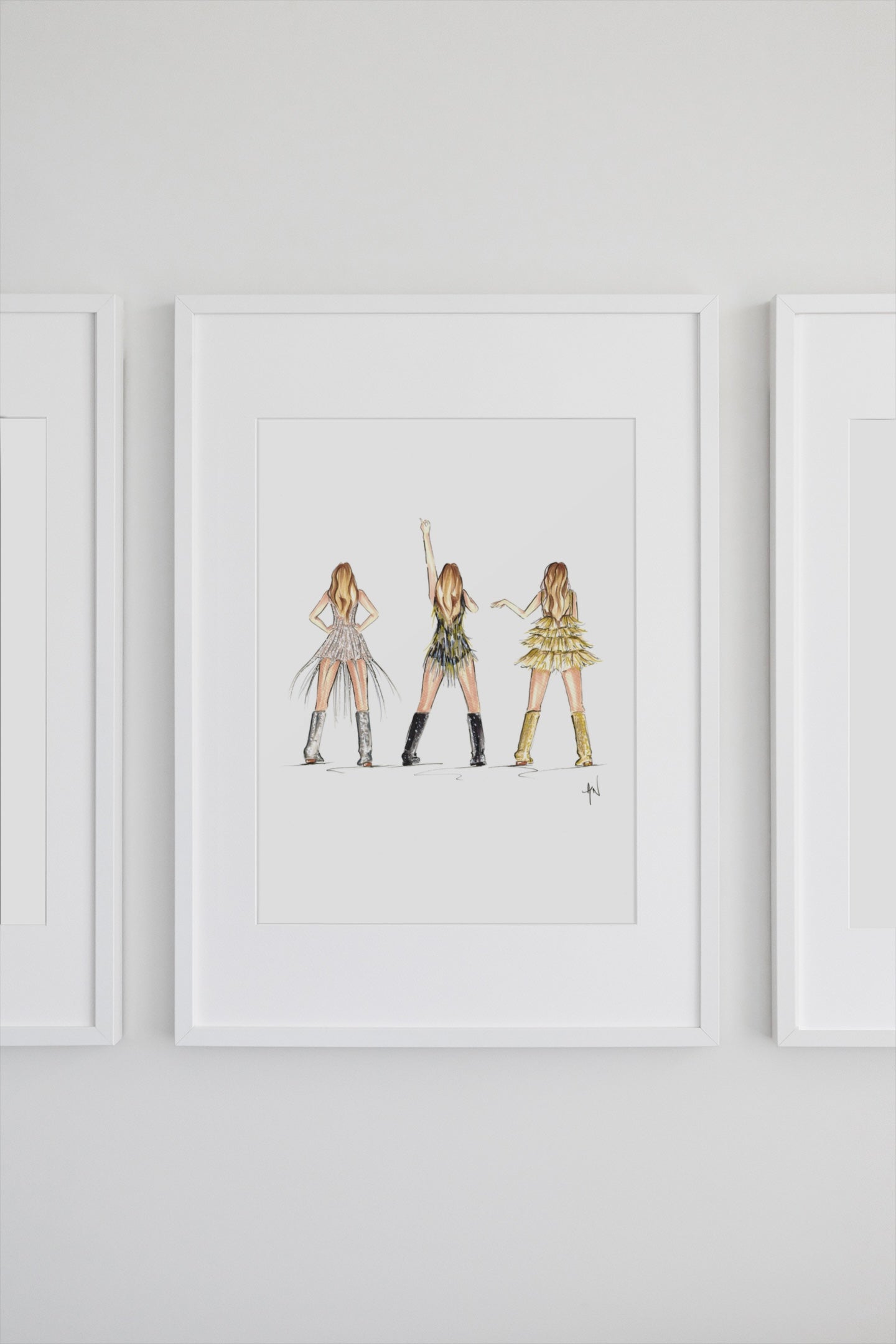 Trio Of Fearlessness Art Print image 1