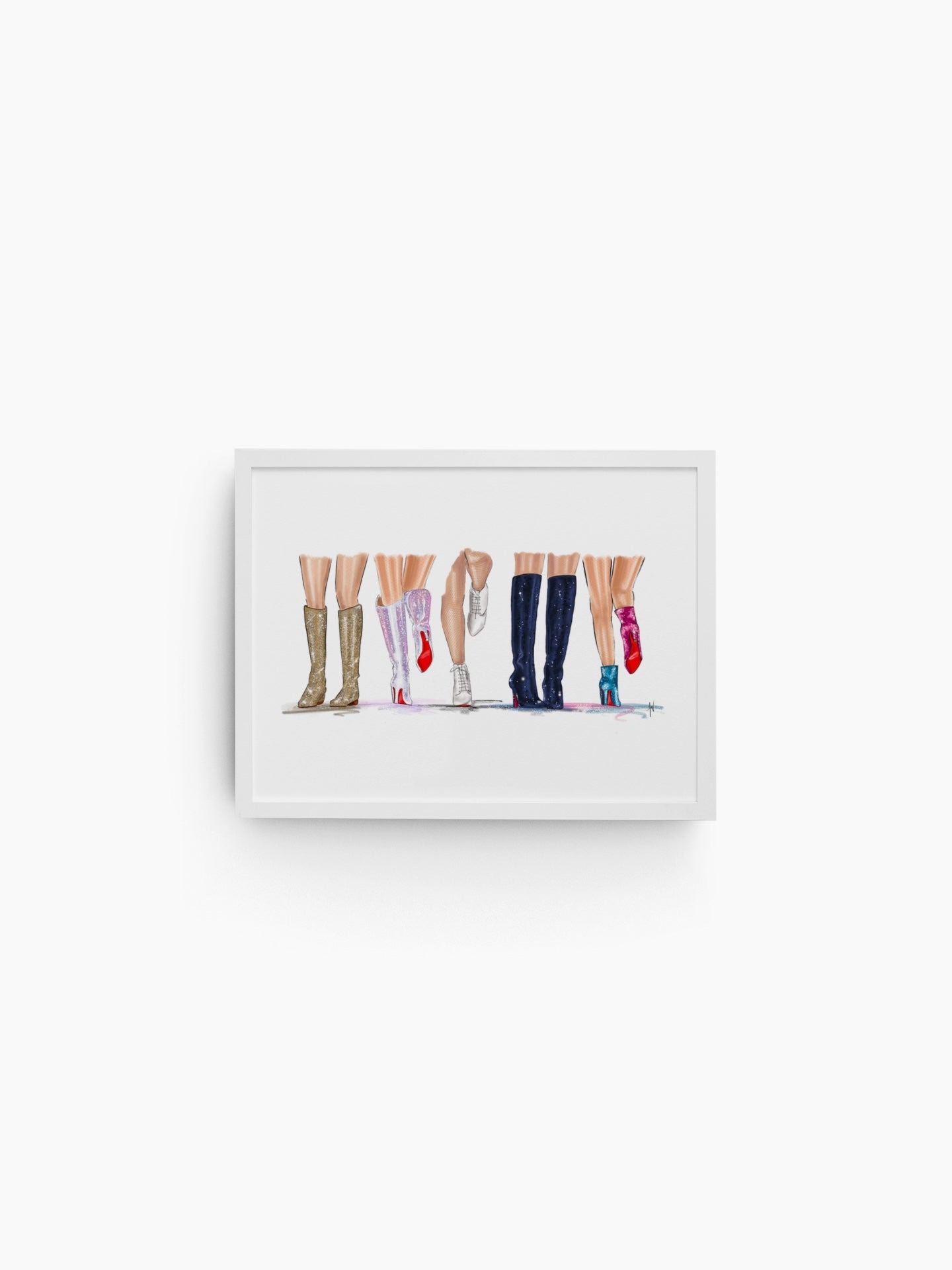 Eras Of Boots Art Print image 1
