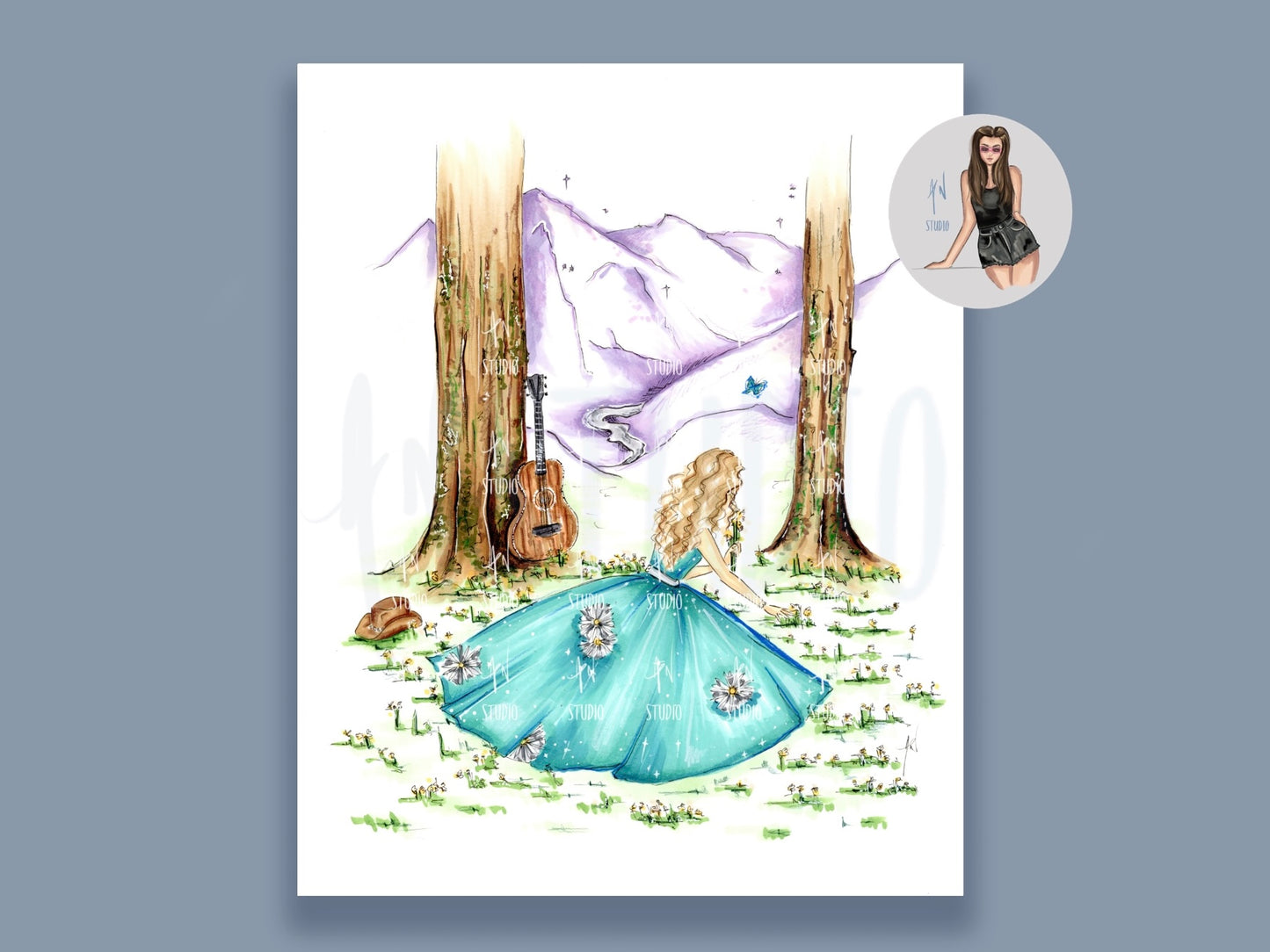 Debuts Afternoon in a Spring Meadow Art Print image 0