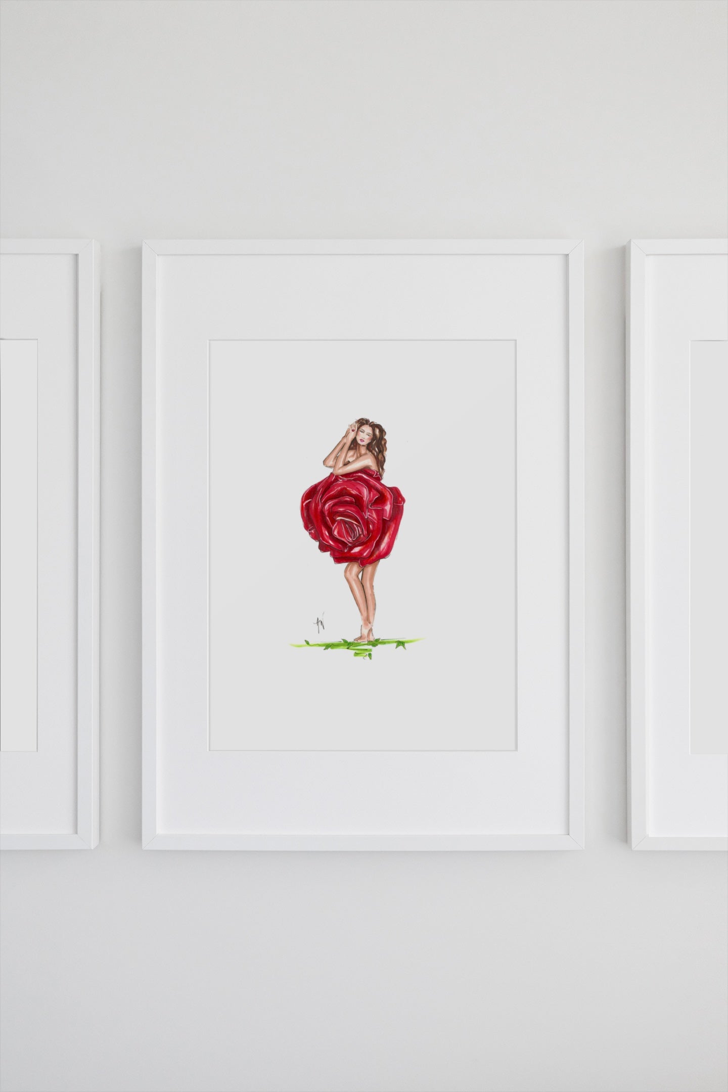 Picked Like A Rose Art Print image 1