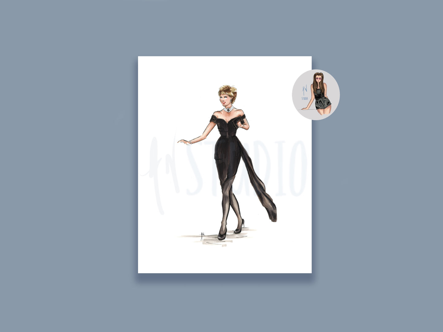 The Revenge Dress Art Print image 0
