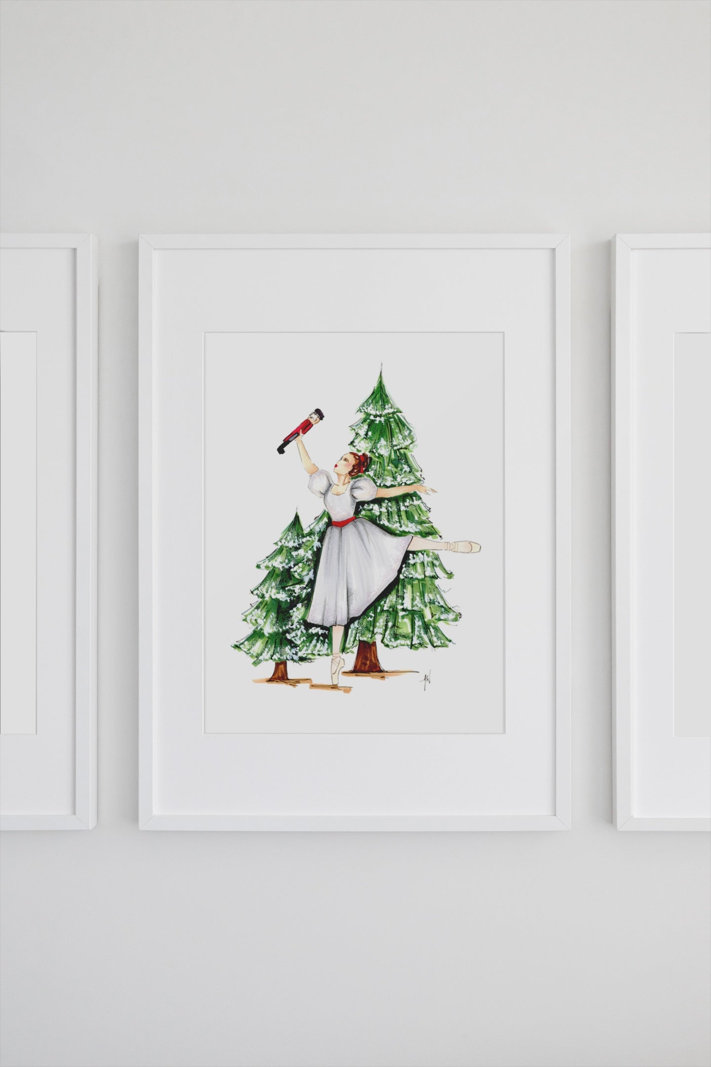 The Nutcracker Ballerina Art Print image 1