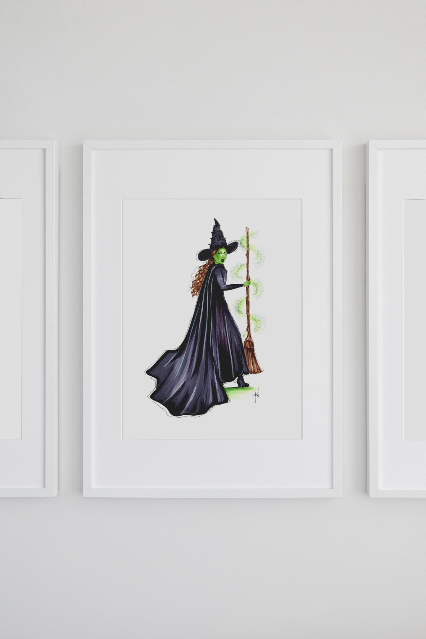The Green Witch Art Print image 1