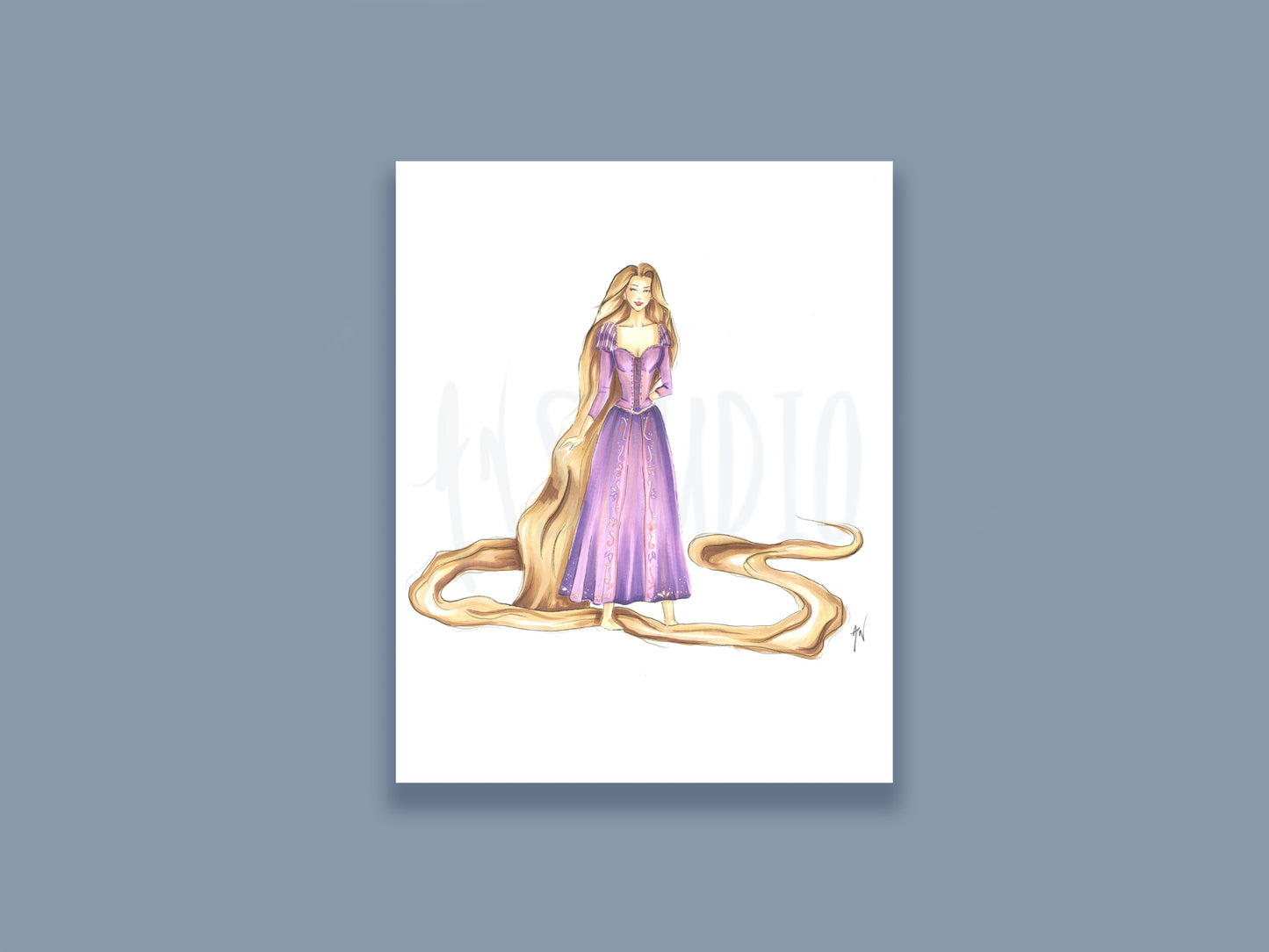 Princess Rapunzel Art Print image 0