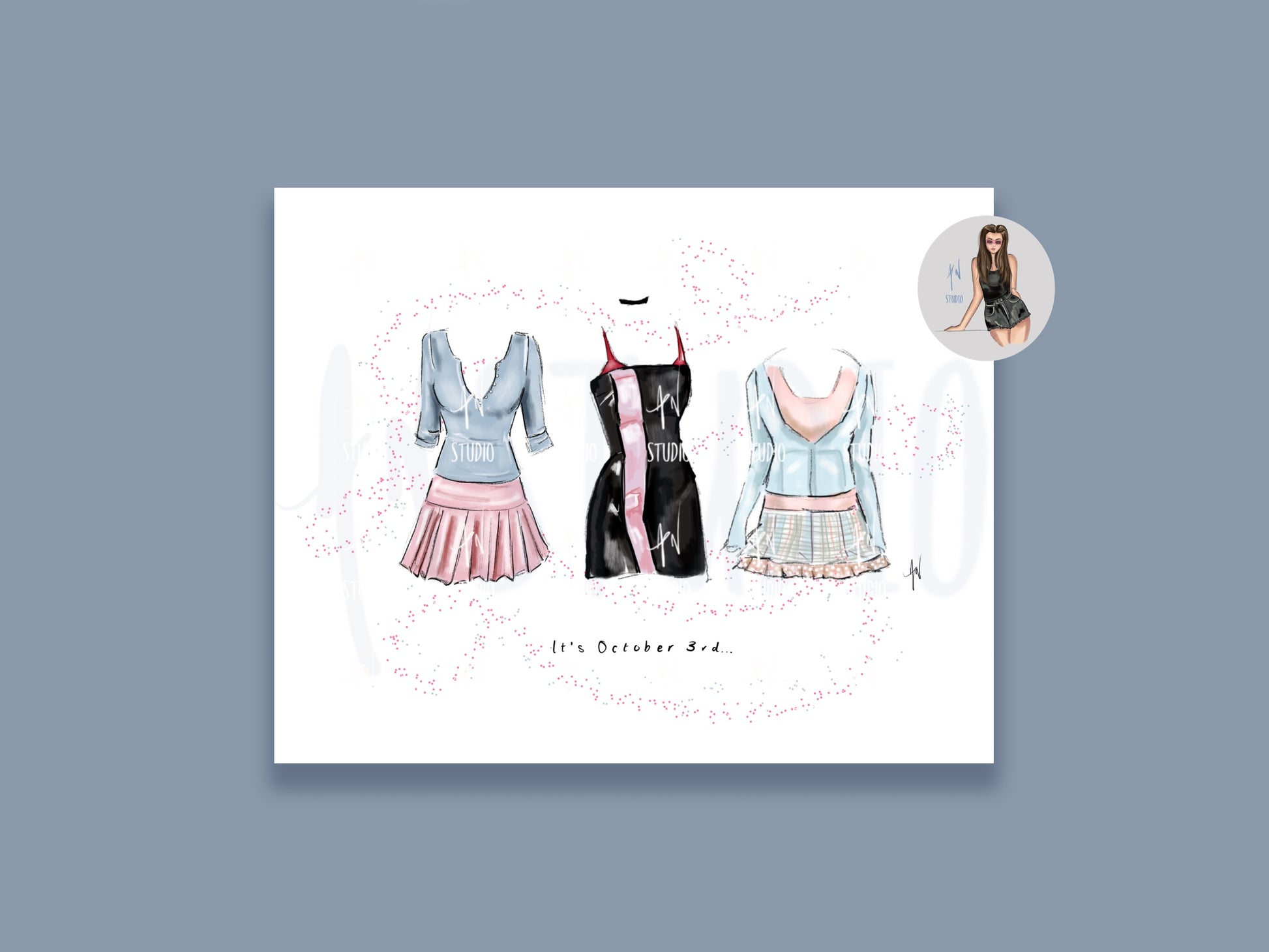 It’s October 3rd… Art Print image 0