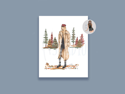 Autumnal Romance Art Print image 0