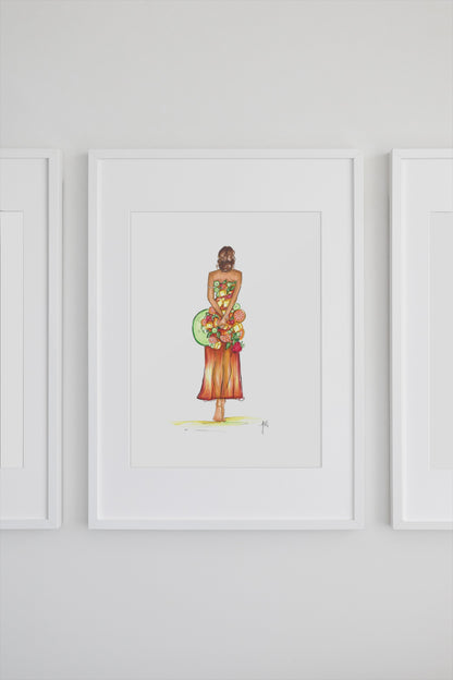 Pimmalicious Cocktail Art Print image 1