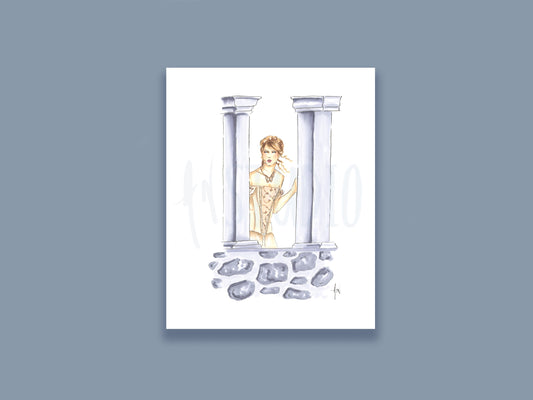 It's a Love Story Art Print image 0