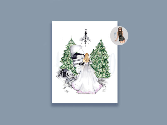 A Tortured Poets Christmas Art Print image 0