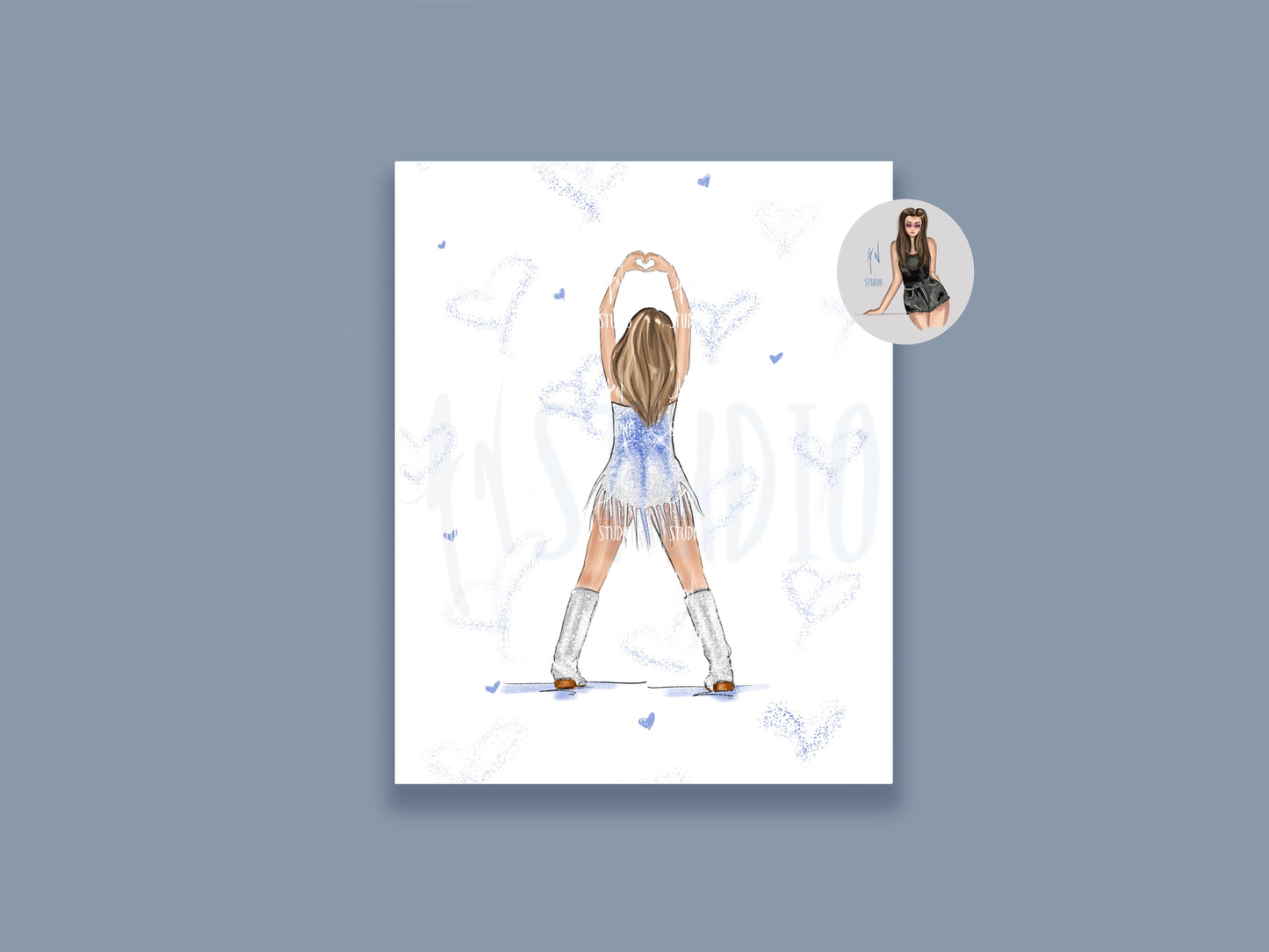 Ice Tassels Outfit Art Print image 0