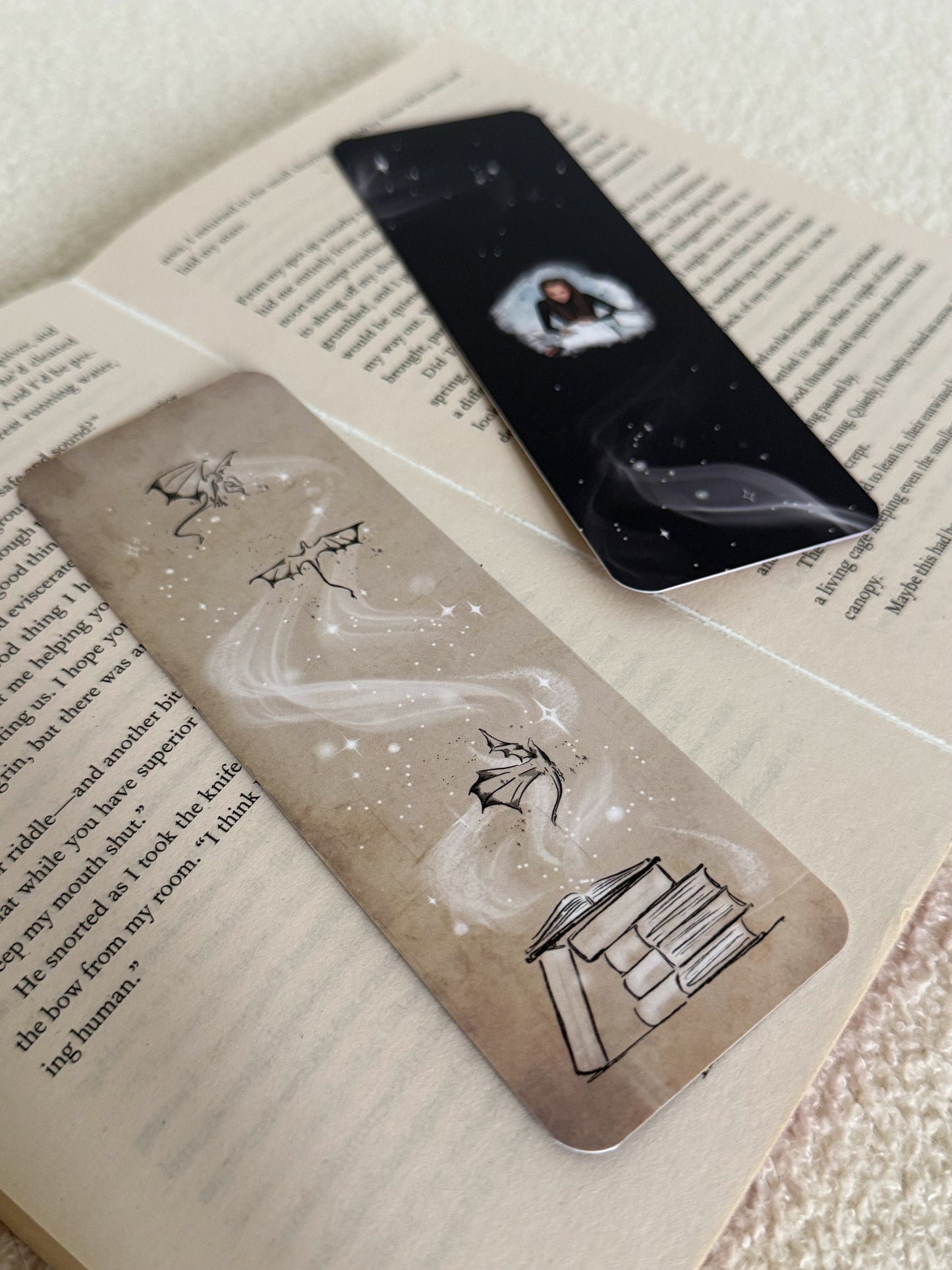 Fantasy Reader Dragon Bookmark