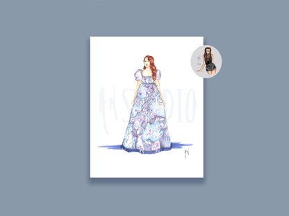 Miss Featherington Art Print image 0